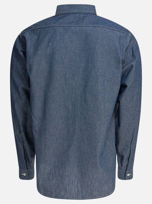 Casual shirts Solid colour  Blue - Human Made Men | PLP | VIETTI Online Store | 2
