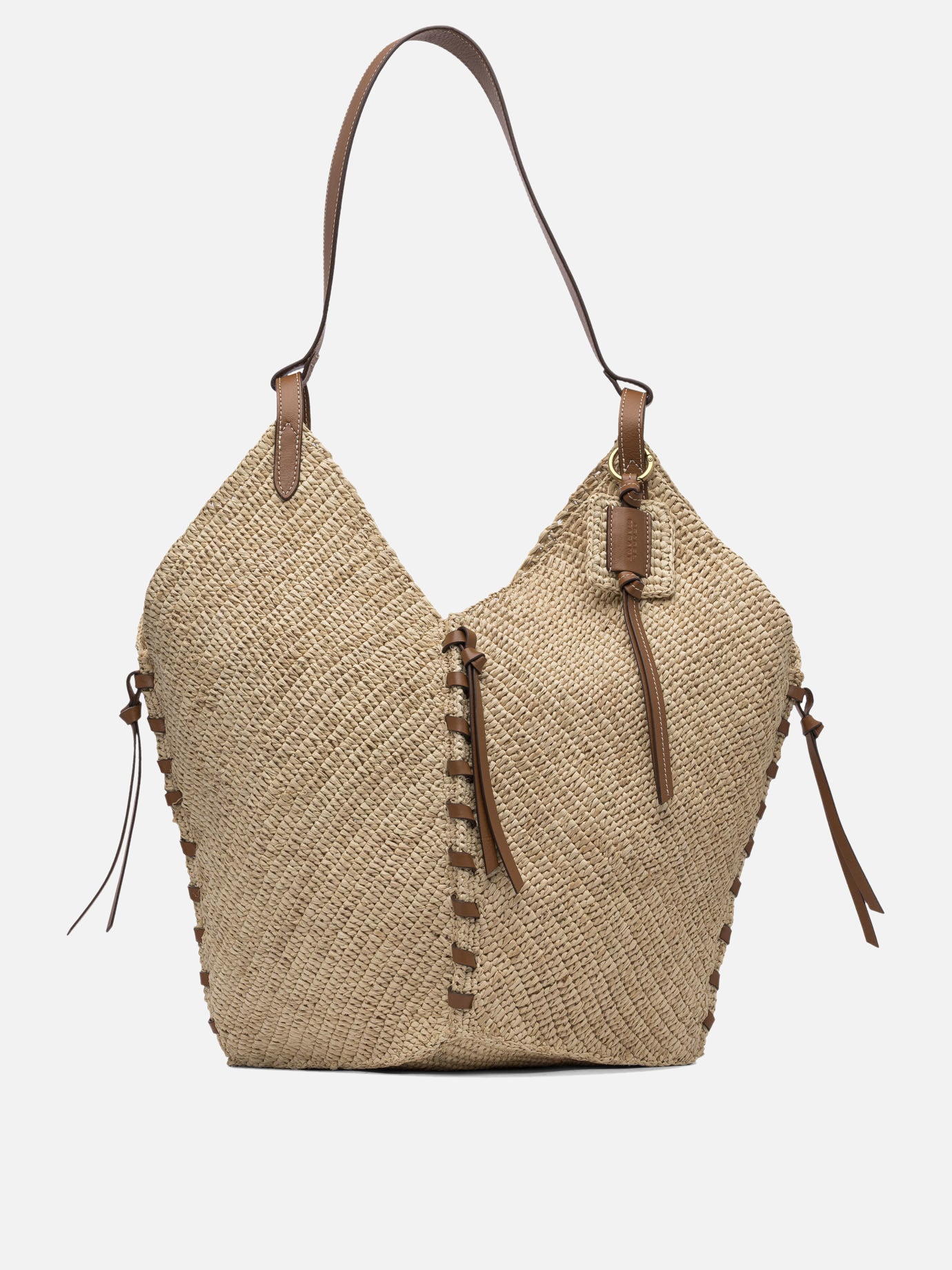 Large bags Solid colour  Beige - Isabel Marant Women | PDP | VIETTI Online Store | Zoom-Modal
