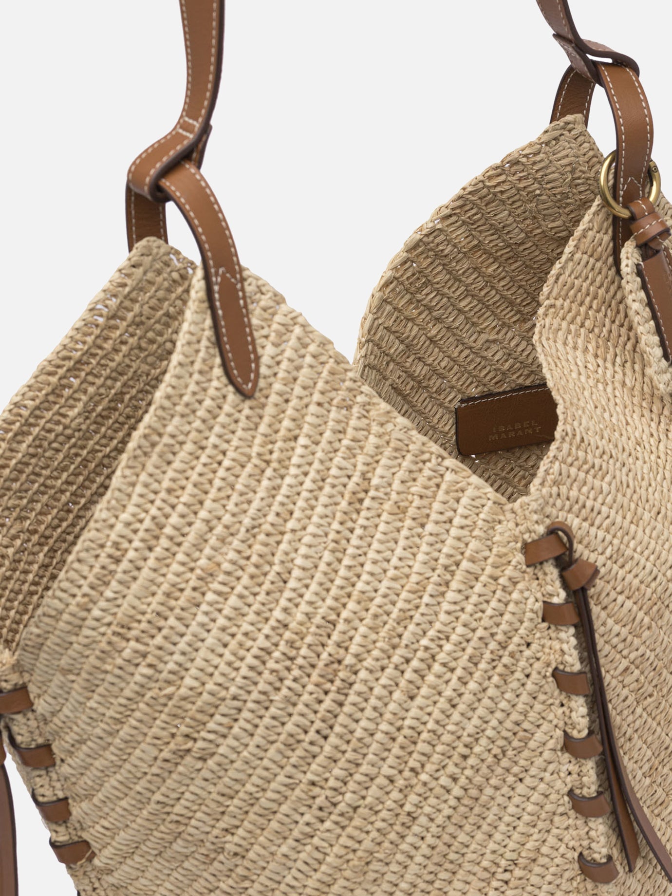 Large bags Solid colour  Beige - Isabel Marant Women | PDP | VIETTI Online Store | thumbnail_5