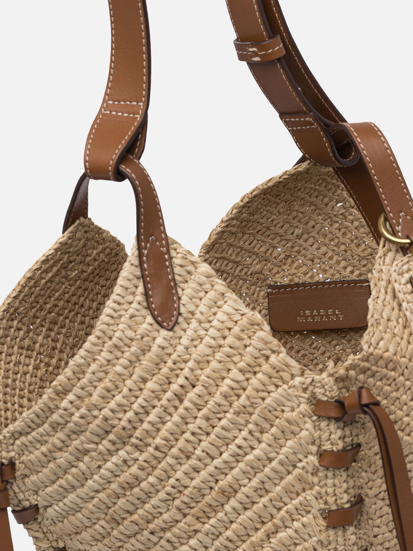 Isabel Marant Borsa a spalla &quot;Tampa&quot; 12930554_UNI Brown thumbnail_5