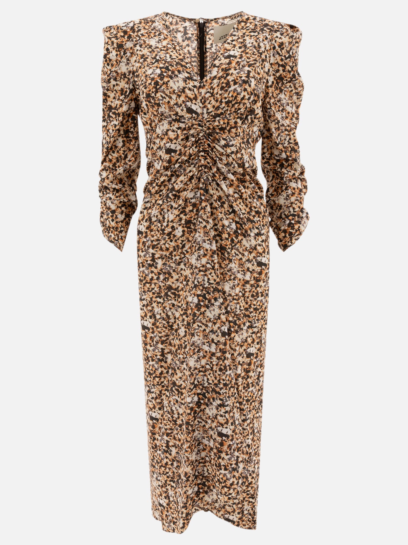 Long dresses Animal print  Yellow - Isabel Marant Women | PDP | VIETTI Online Store | thumbnail