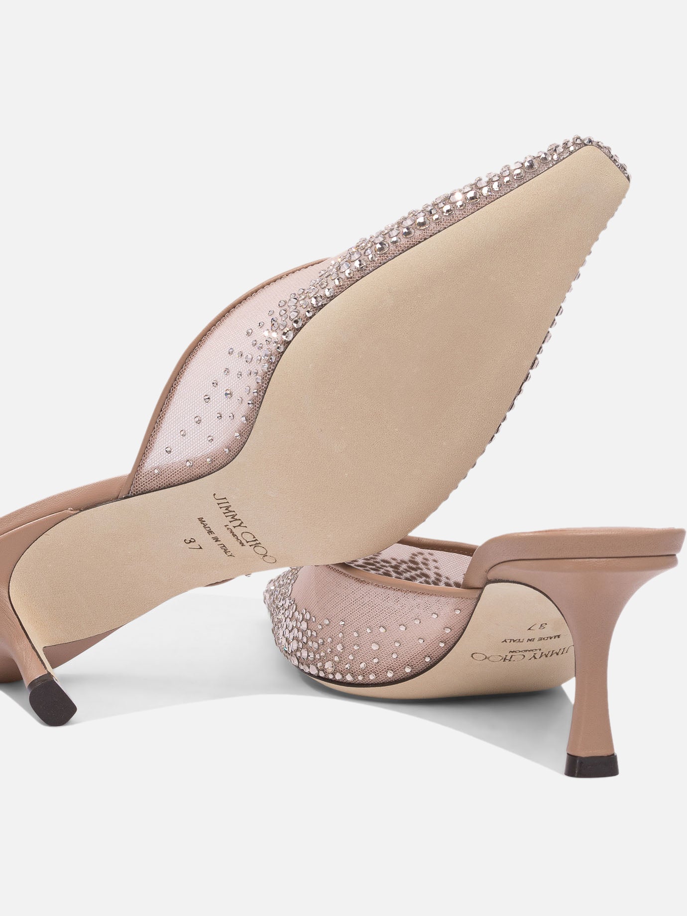 Mules 100% leather - 100% leather  Pink - Jimmy Choo Women | PDP | VIETTI Online Store | thumbnail_5