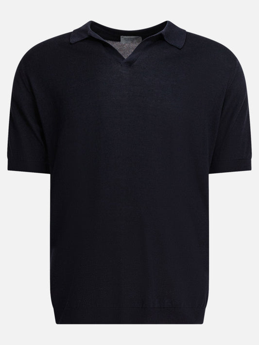 John Smedley Polo "Noah" 13623716_M Blue 1