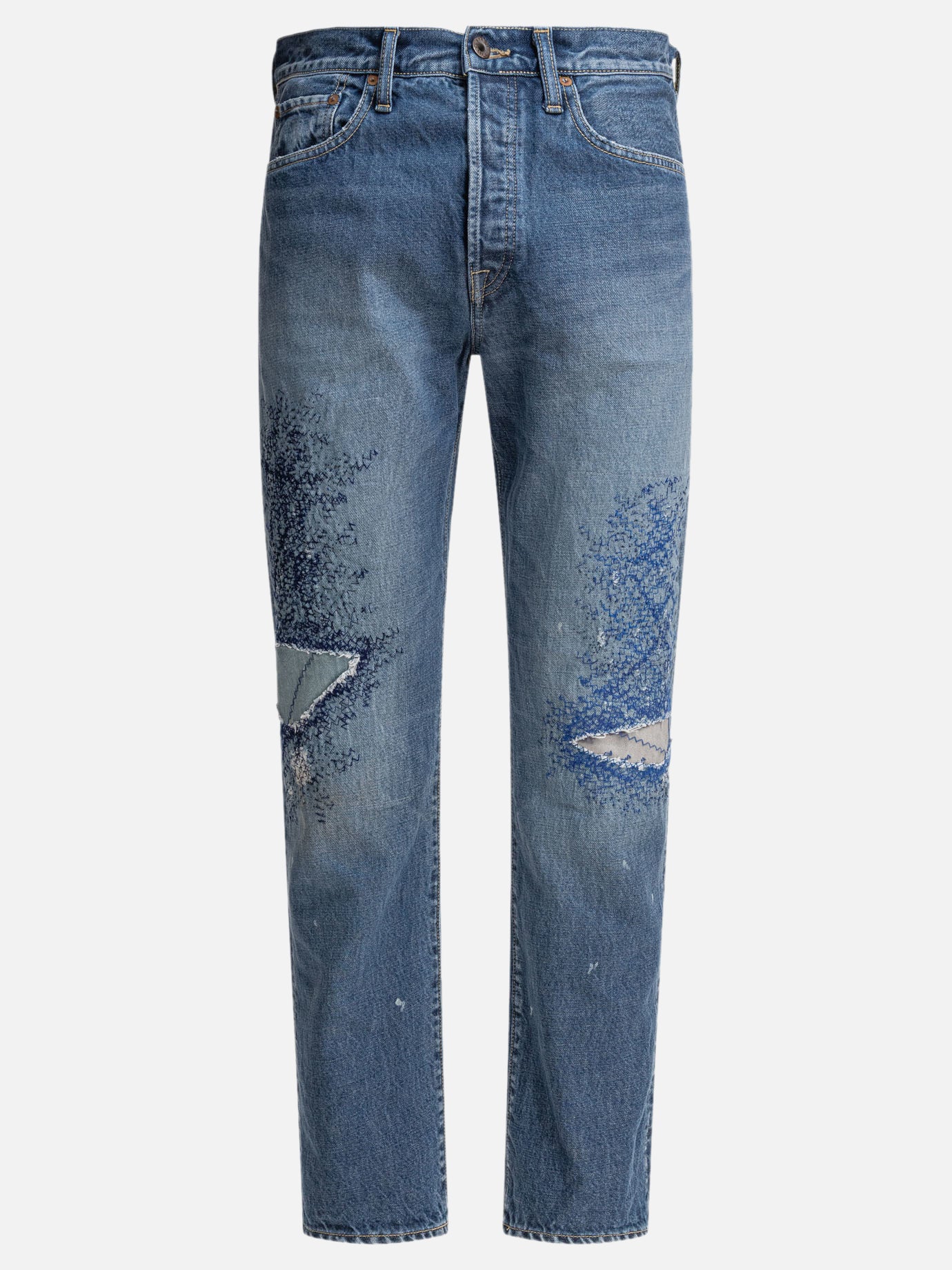 KAPITAL &quot;Monkey Cisco&quot; jeans 12690087_32 Blue thumbnail_1
