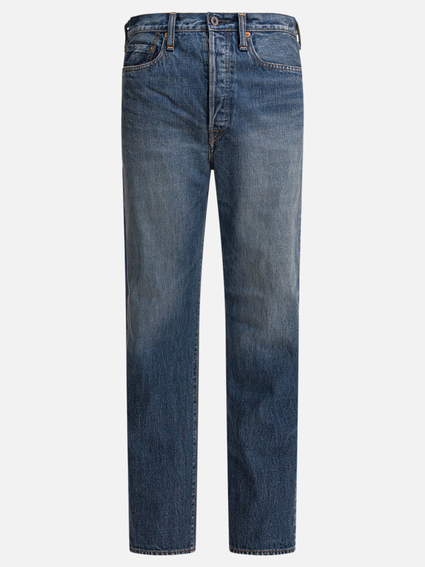 Straight-leg jeans Denim  Blue - KAPITAL Men | PDP | VIETTI Online Store | Zoom-Modal
