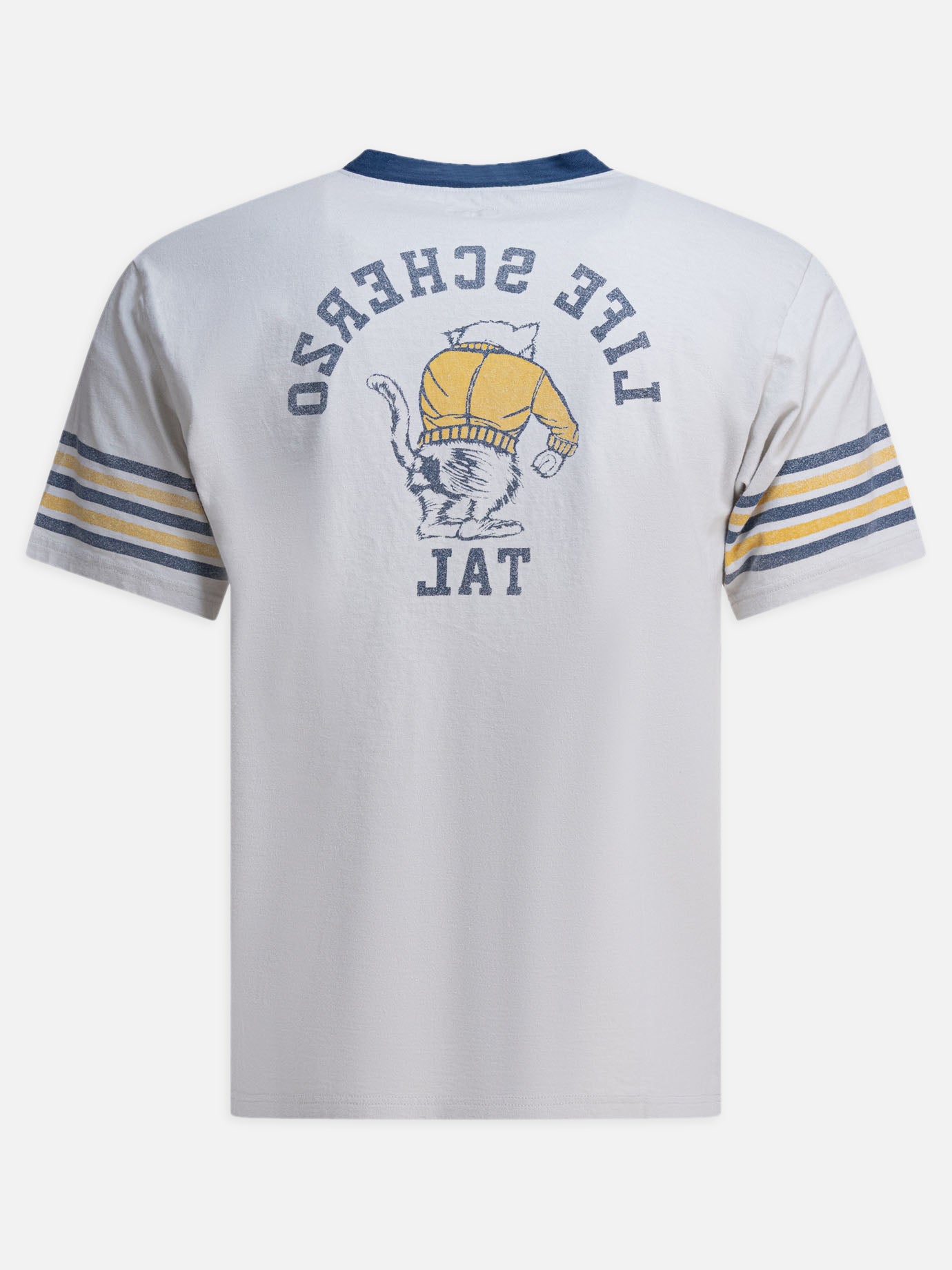 KAPITAL "College CAT PITAL" T-shirt Grey