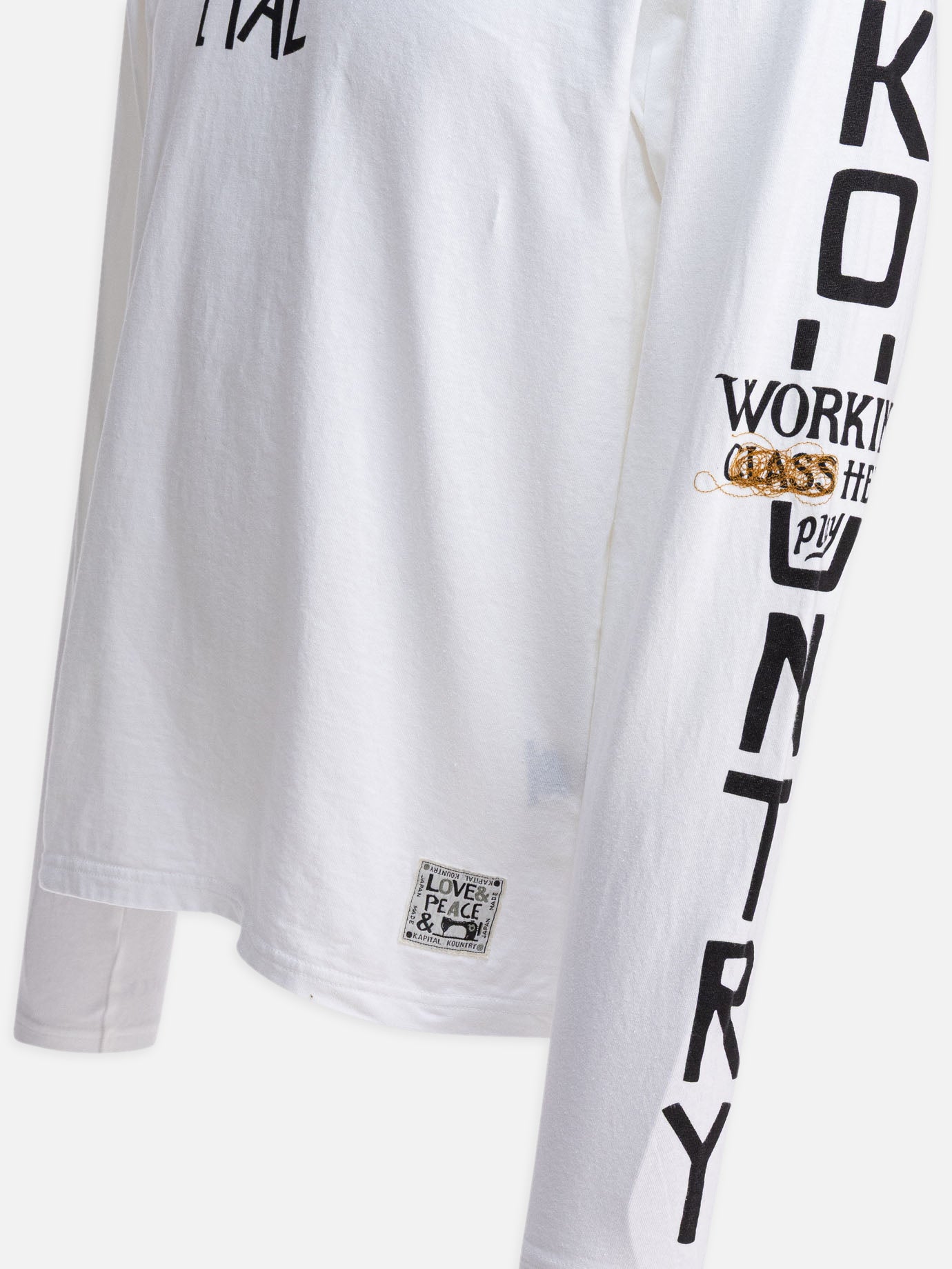 KAPITAL "PECKISH KAPpt" T-shirt White