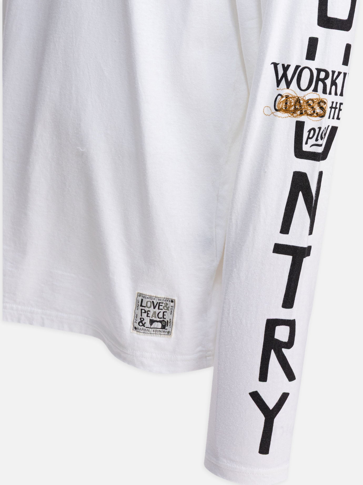 T-shirt girocollo Print  Bianco - KAPITAL Uomo | PDP | VIETTI Online Store | thumbnail_4