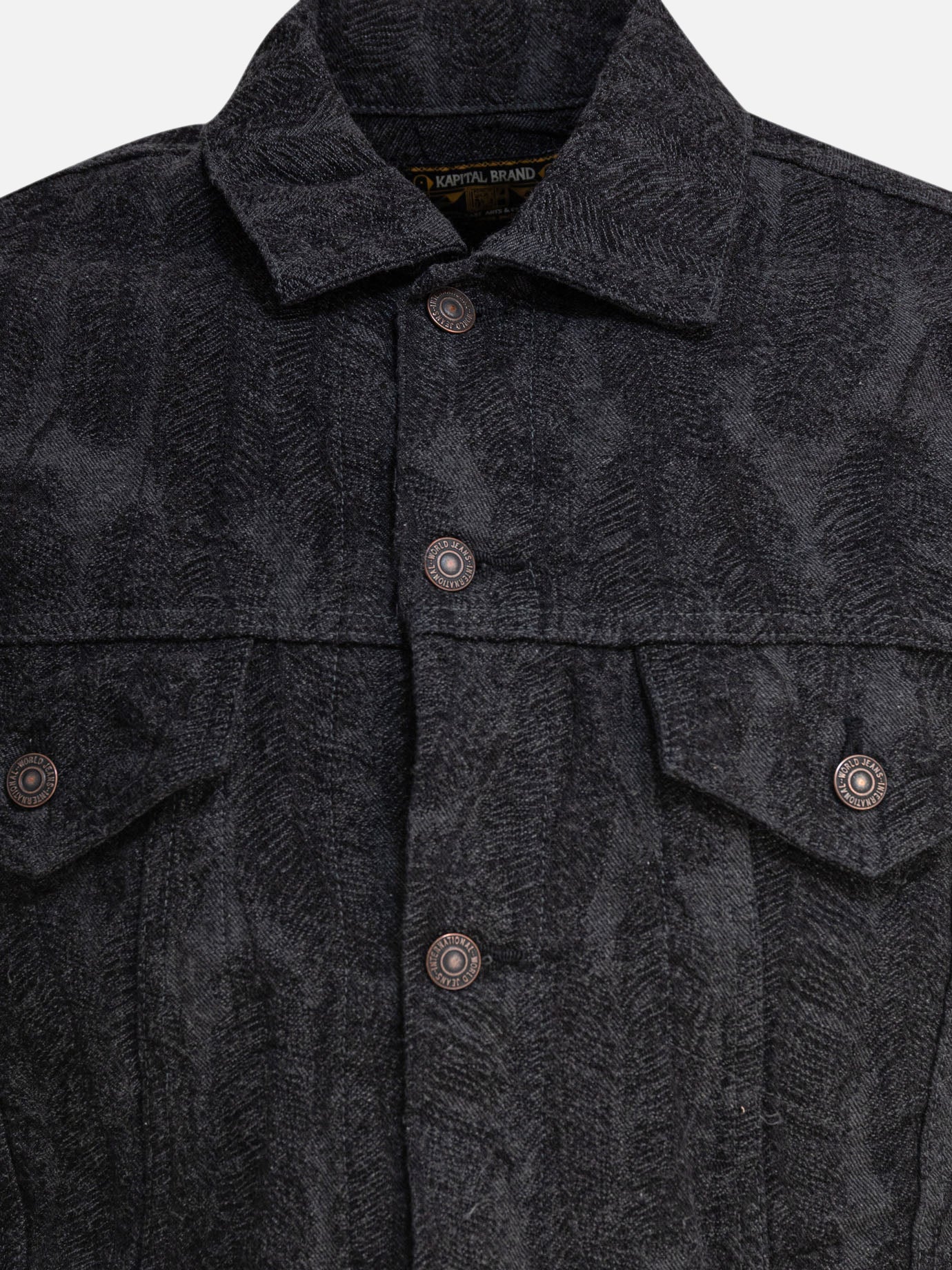 Quilted & Utility Jackets Print  Black - KAPITAL Men | PDP | VIETTI Online Store | thumbnail_3