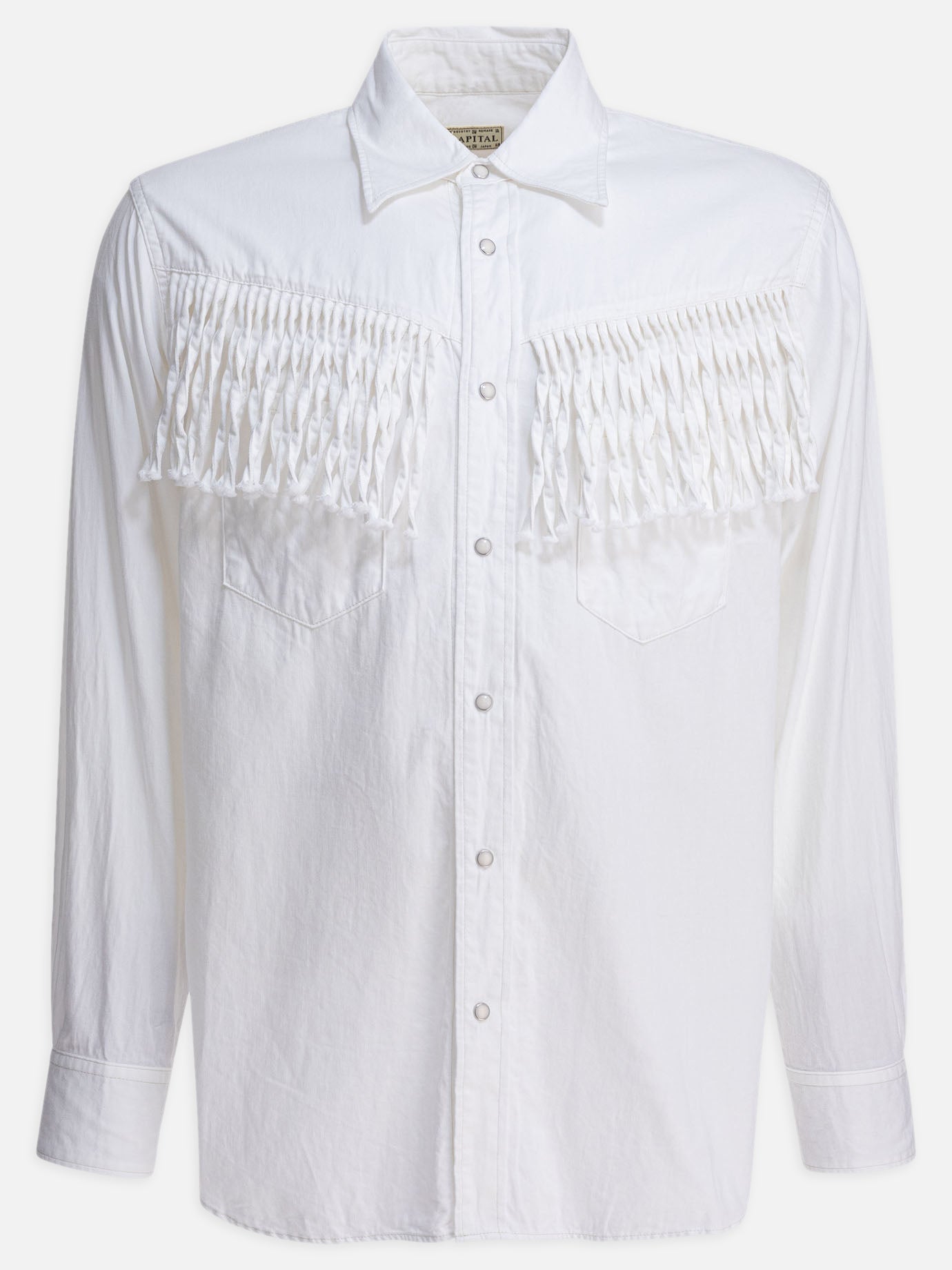 Casual shirts Solid colour  White - KAPITAL Men | PDP | VIETTI Online Store | thumbnail
