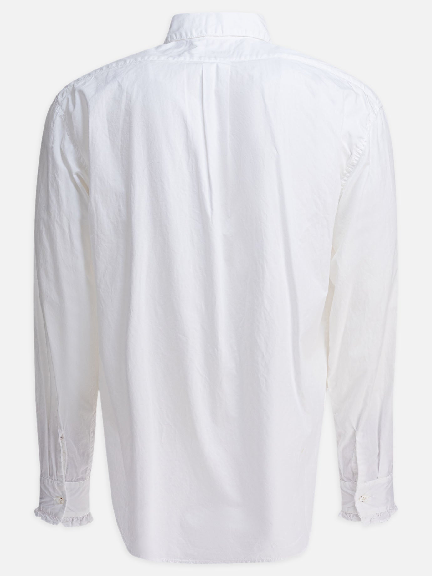 KAPITAL Shirt with ruffles White