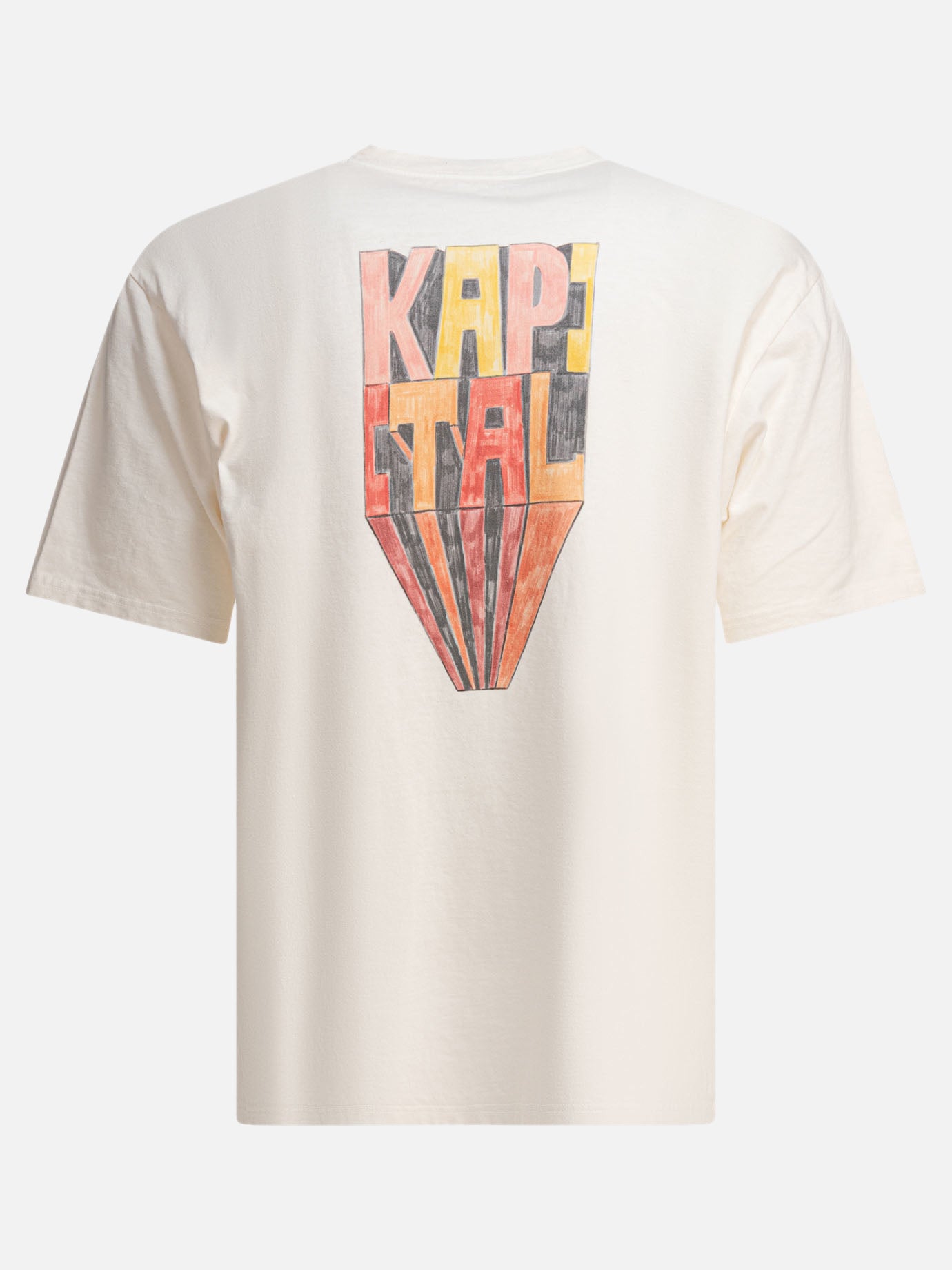 KAPITAL T-shirt &quot;Kapital Tenjiku&quot; 11264600_S Beige thumbnail_2