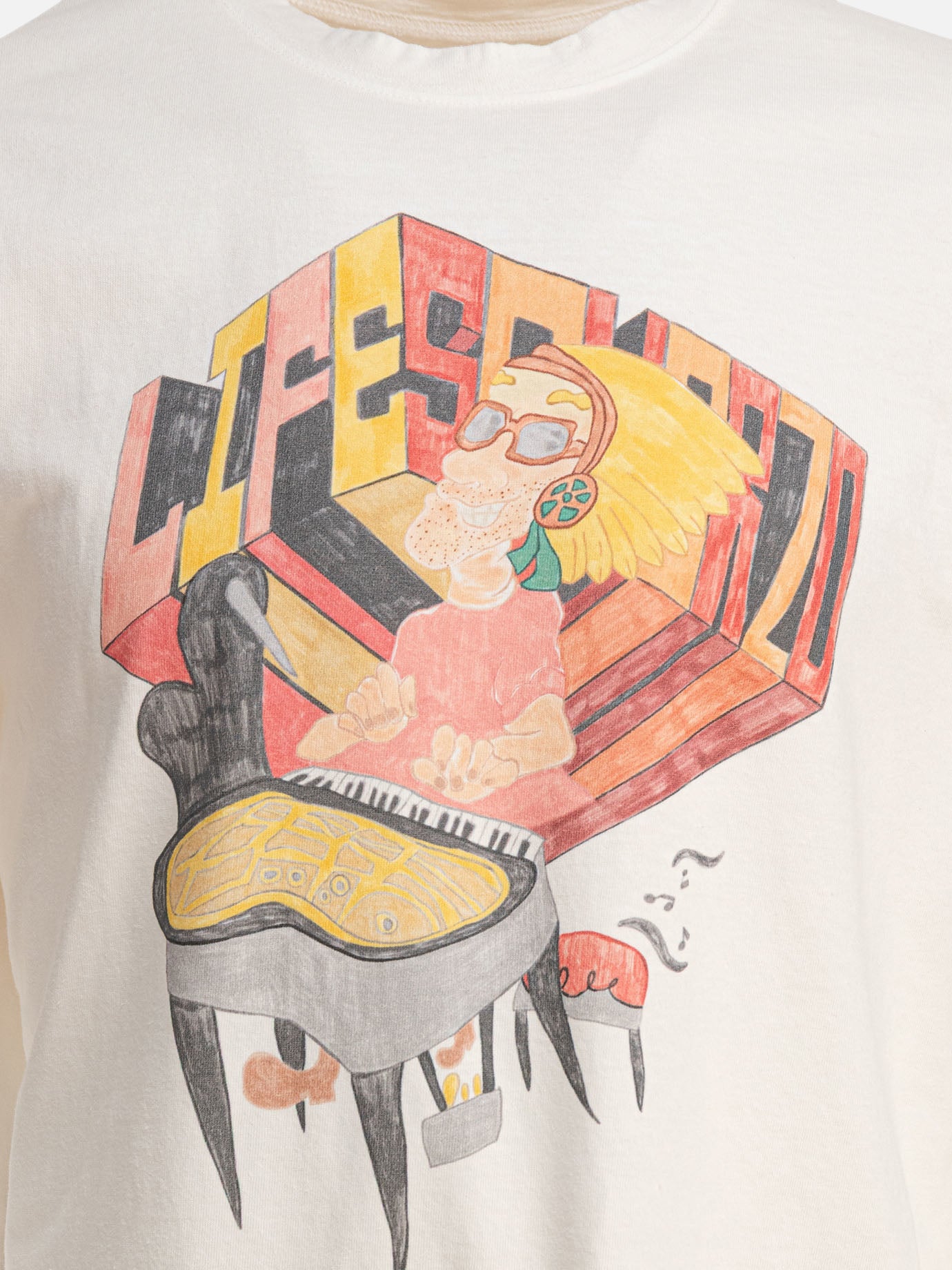 KAPITAL T-shirt &quot;Kapital Tenjiku&quot; 11264600_S Beige thumbnail_3