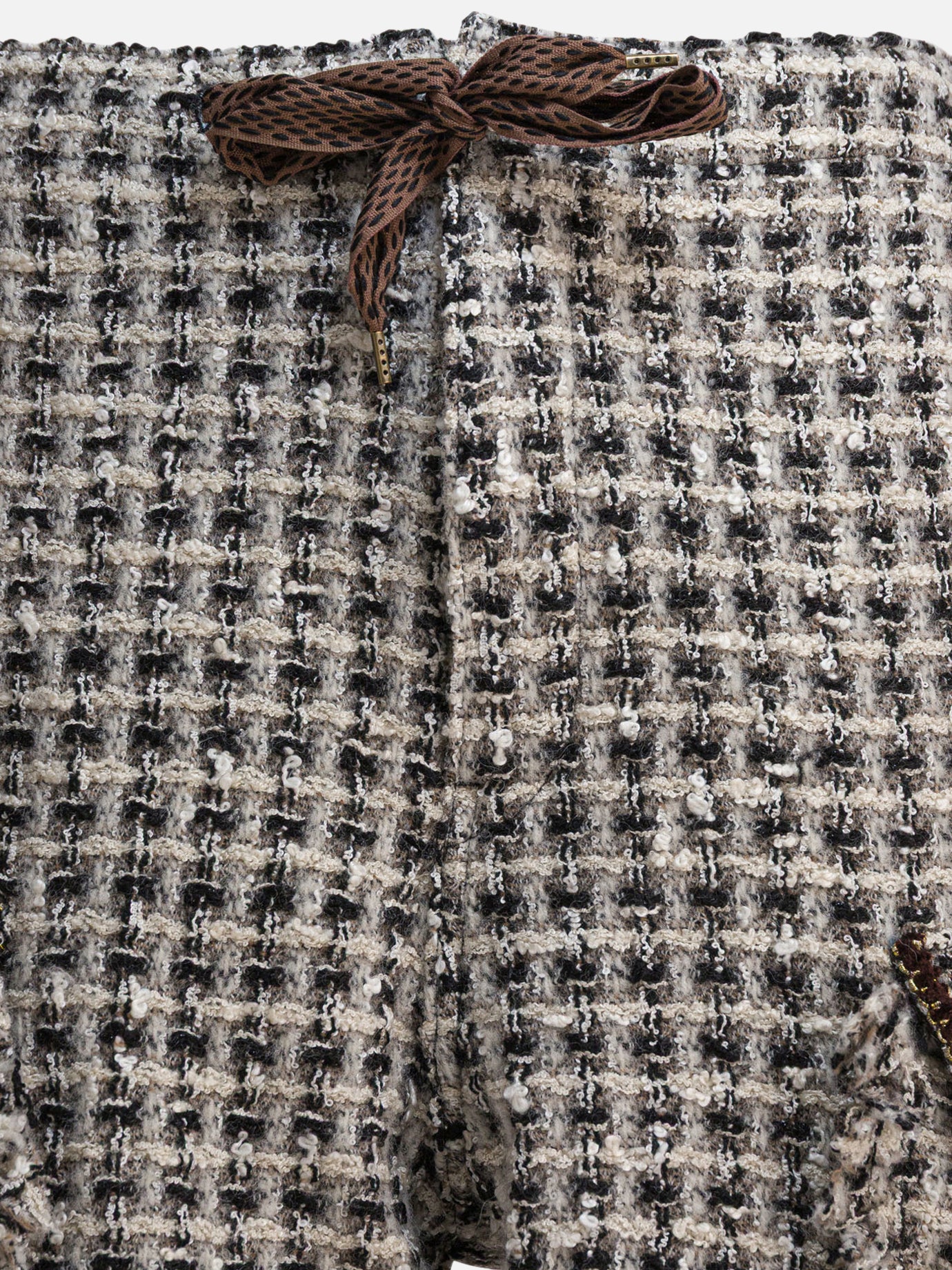 Short cargo Textured knit  Bianco - KAPITAL Uomo | PDP | VIETTI Online Store | Zoom-Modal_3
