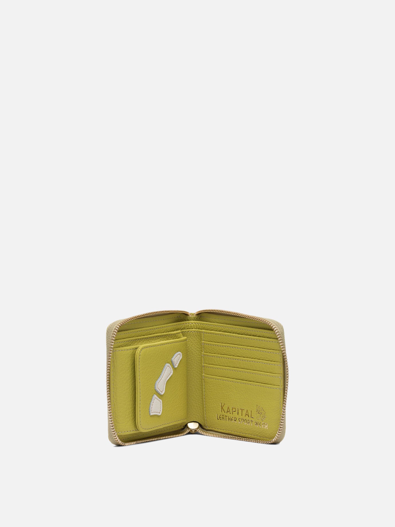 KAPITAL "Thumb-Up Bone" wallet Yellow