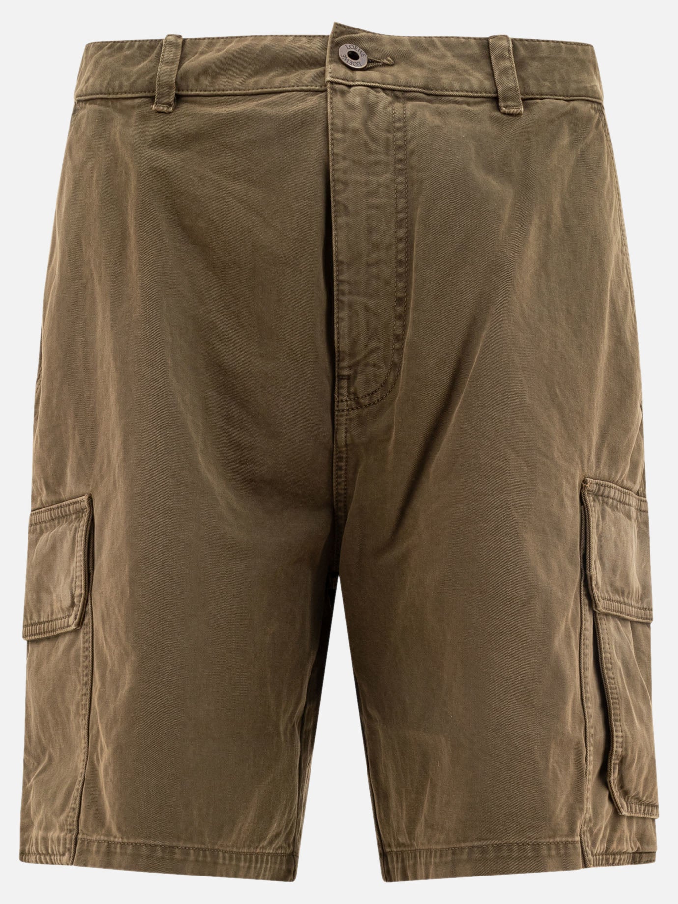Loewe Cotton cargo shorts Green