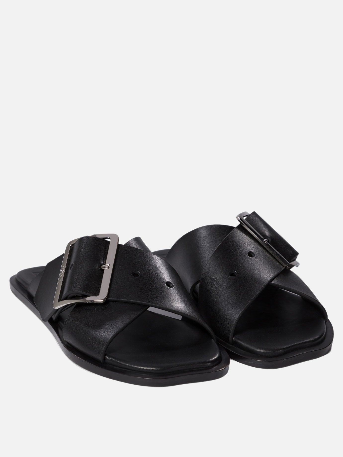 Loewe &quot;Petal Belt&quot; sandals 16393590_36 Black thumbnail_2
