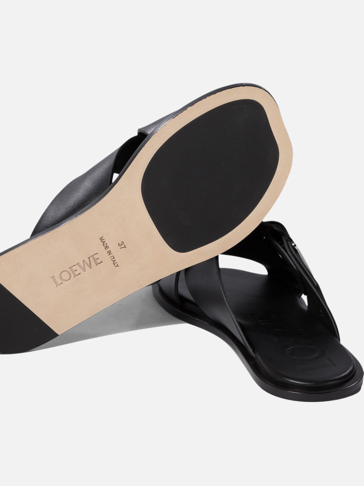 Loewe &quot;Petal Belt&quot; sandals 16393590_36 Black thumbnail_5