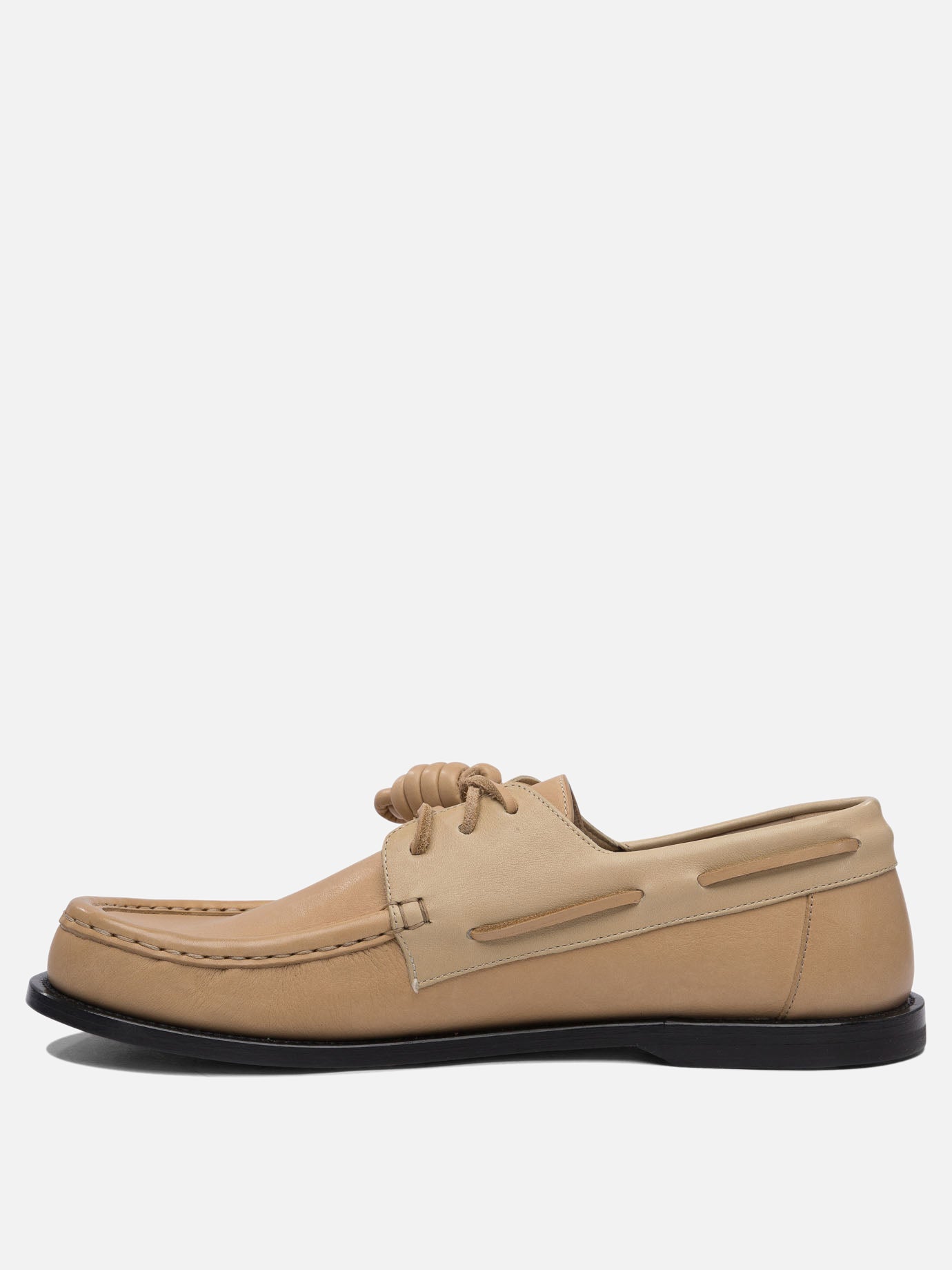Mocassini stringati 100% leather - 80% leather 20% rubber  Beige - Loewe Uomo | PDP | VIETTI Online Store | Zoom-Modal_3
