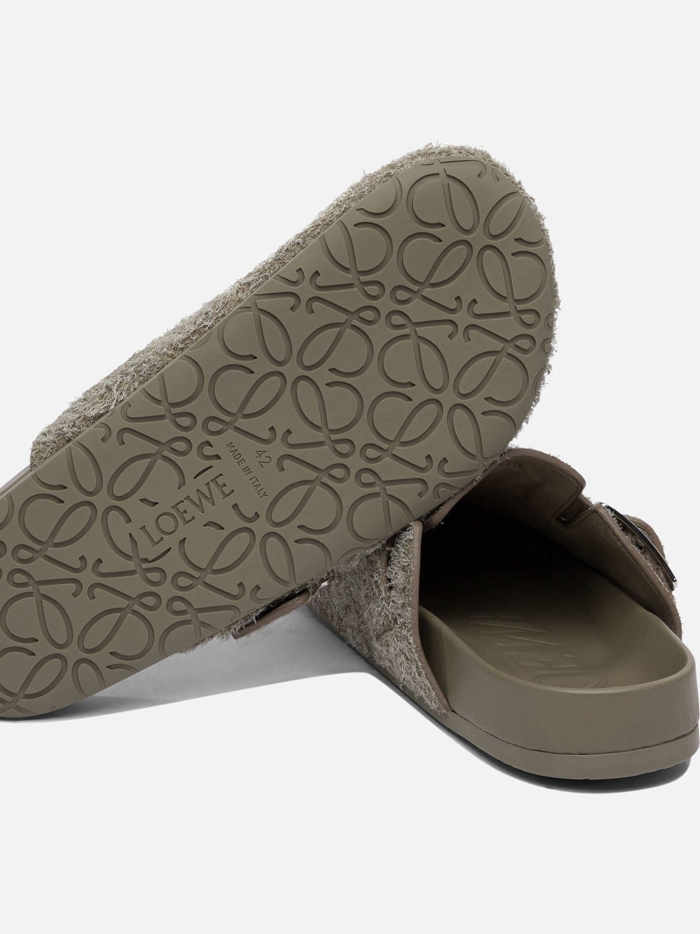 Slipper 100% leather - 100% rubber  Verde - Loewe Uomo | PDP | VIETTI Online Store | thumbnail_5