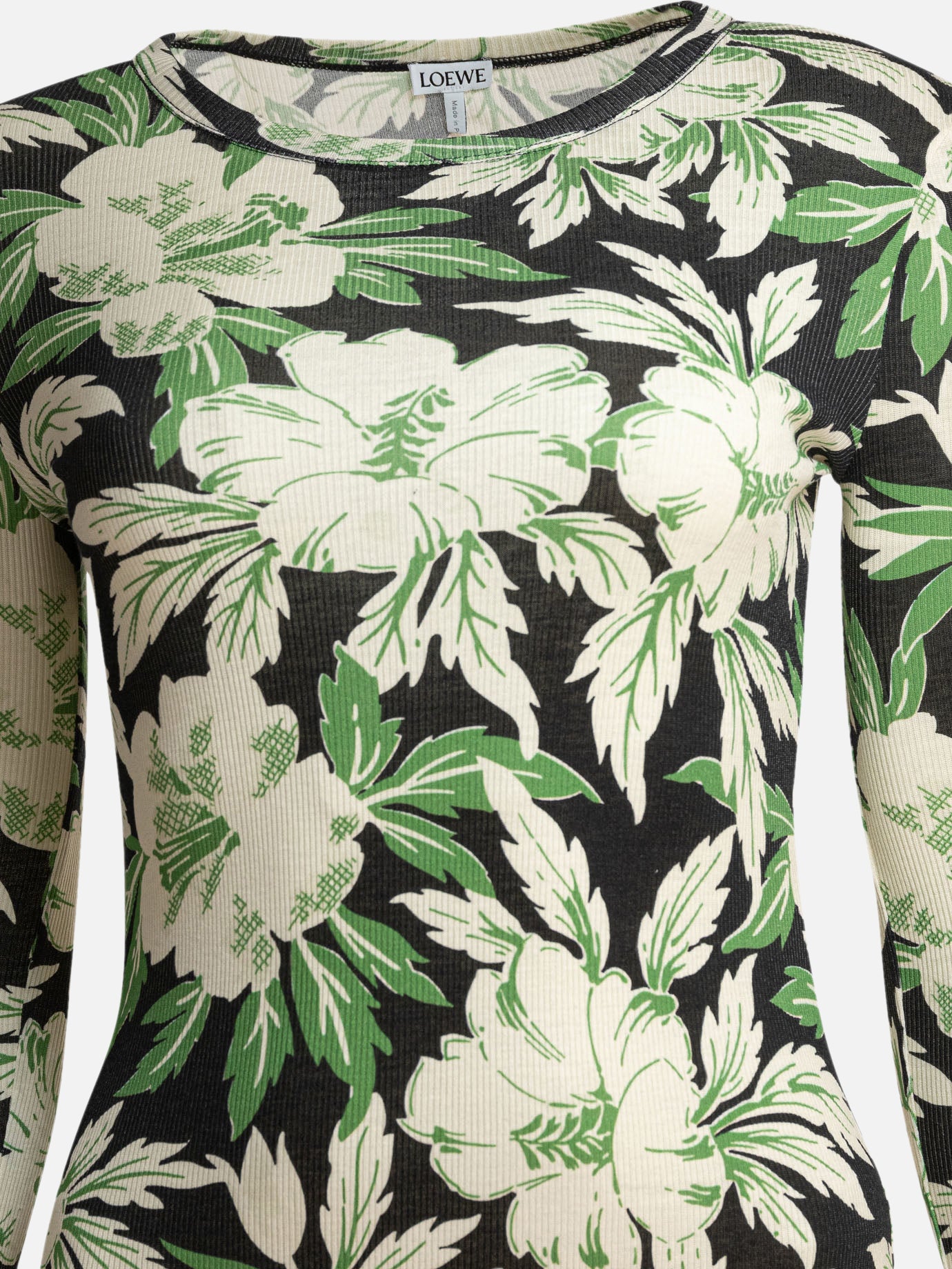 Loewe Floral dress Green