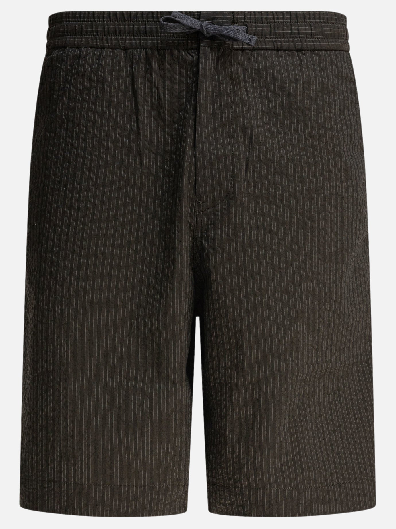 Drawstring shorts Striped  Green - Maison Kitsuné Men | PDP | VIETTI Online Store | Zoom-Modal
