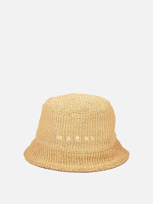 Bucket hats Logo  Beige - Marni Women | PLP | VIETTI Online Store 
