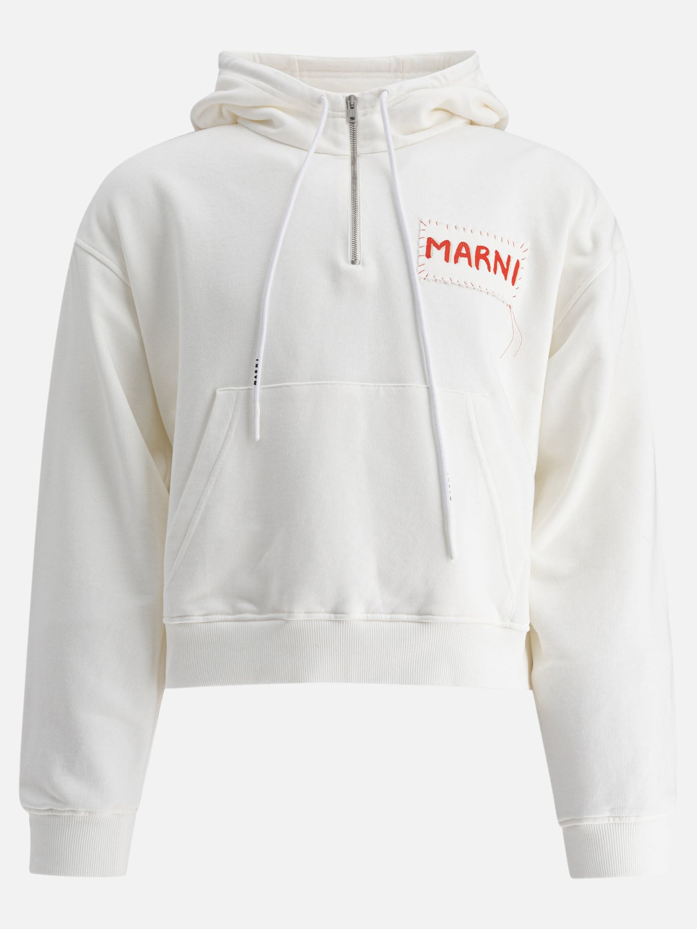Half zip sweatshirts Logo  White - Marni Men | PDP | VIETTI Online Store | thumbnail