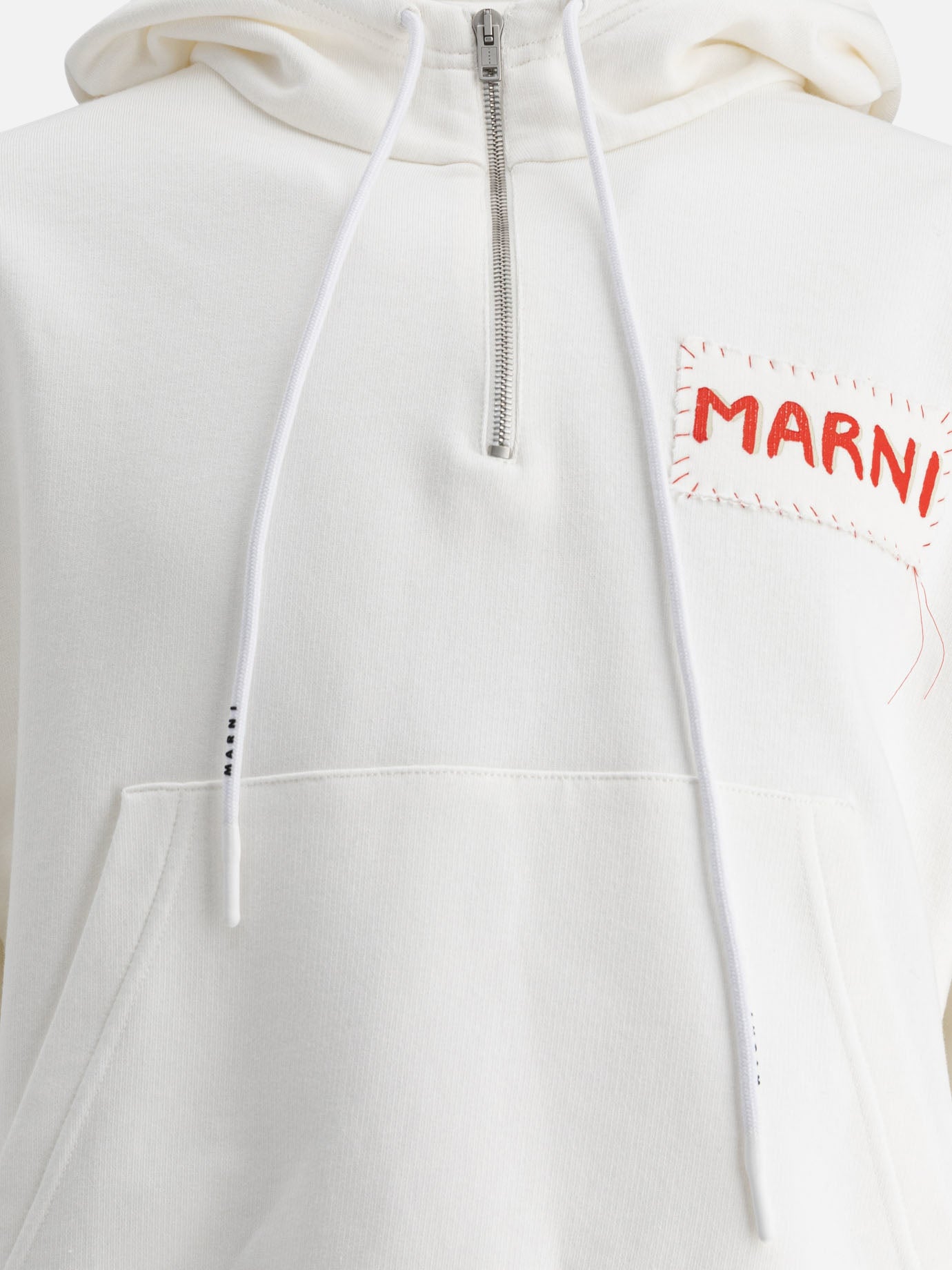 Half zip sweatshirts Logo  White - Marni Men | PDP | VIETTI Online Store | thumbnail_3