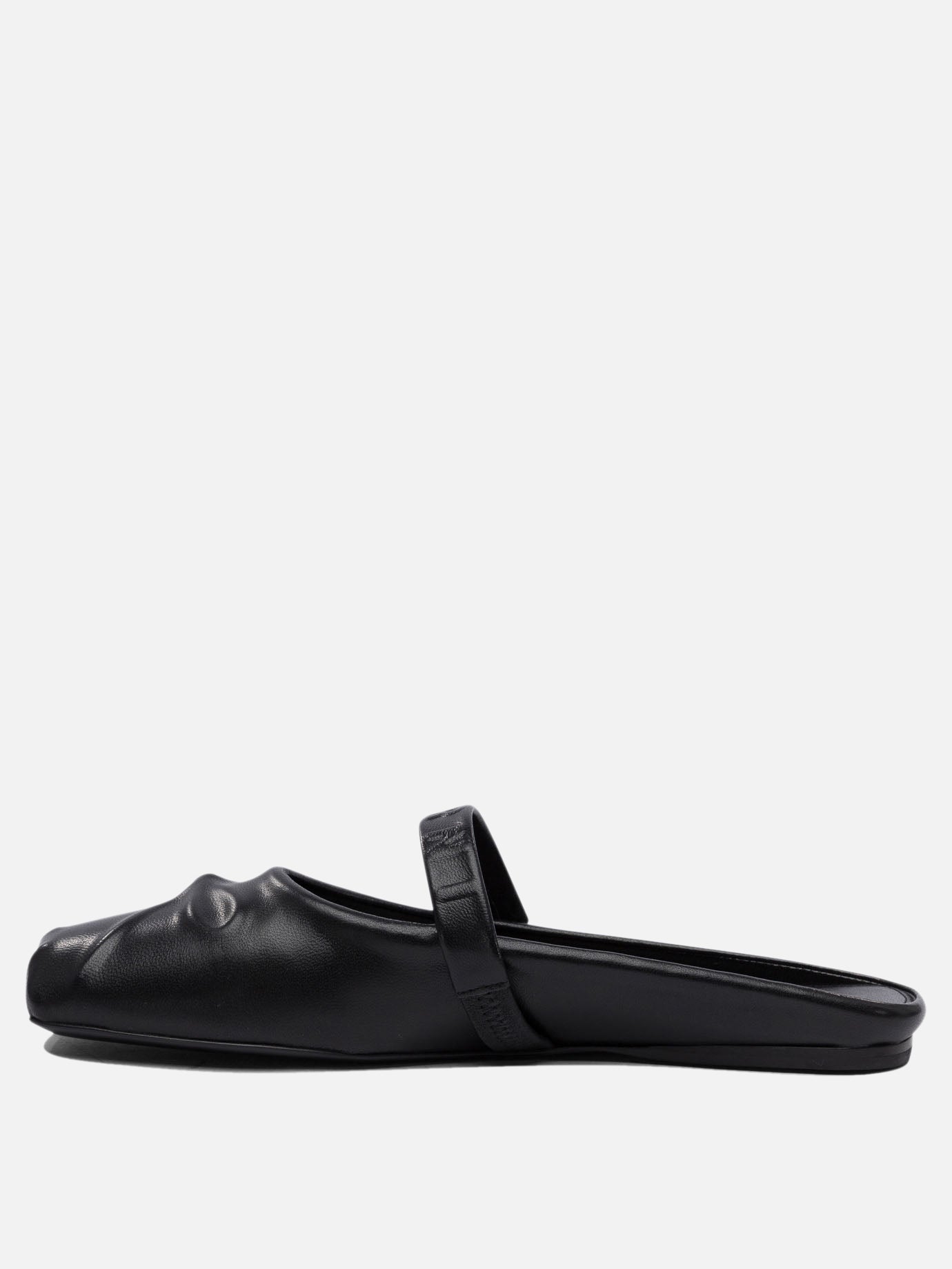 Mary Jane ballet flats 100% leather - 80% leather 20% rubber  Black - Marni Women | PDP | VIETTI Online Store | thumbnail_3