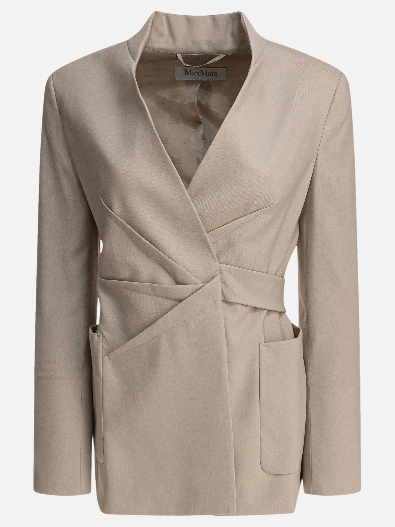 Blazers Tinta unita  Beige - Max Mara Women | PDP | VIETTI Online Store | thumbnail