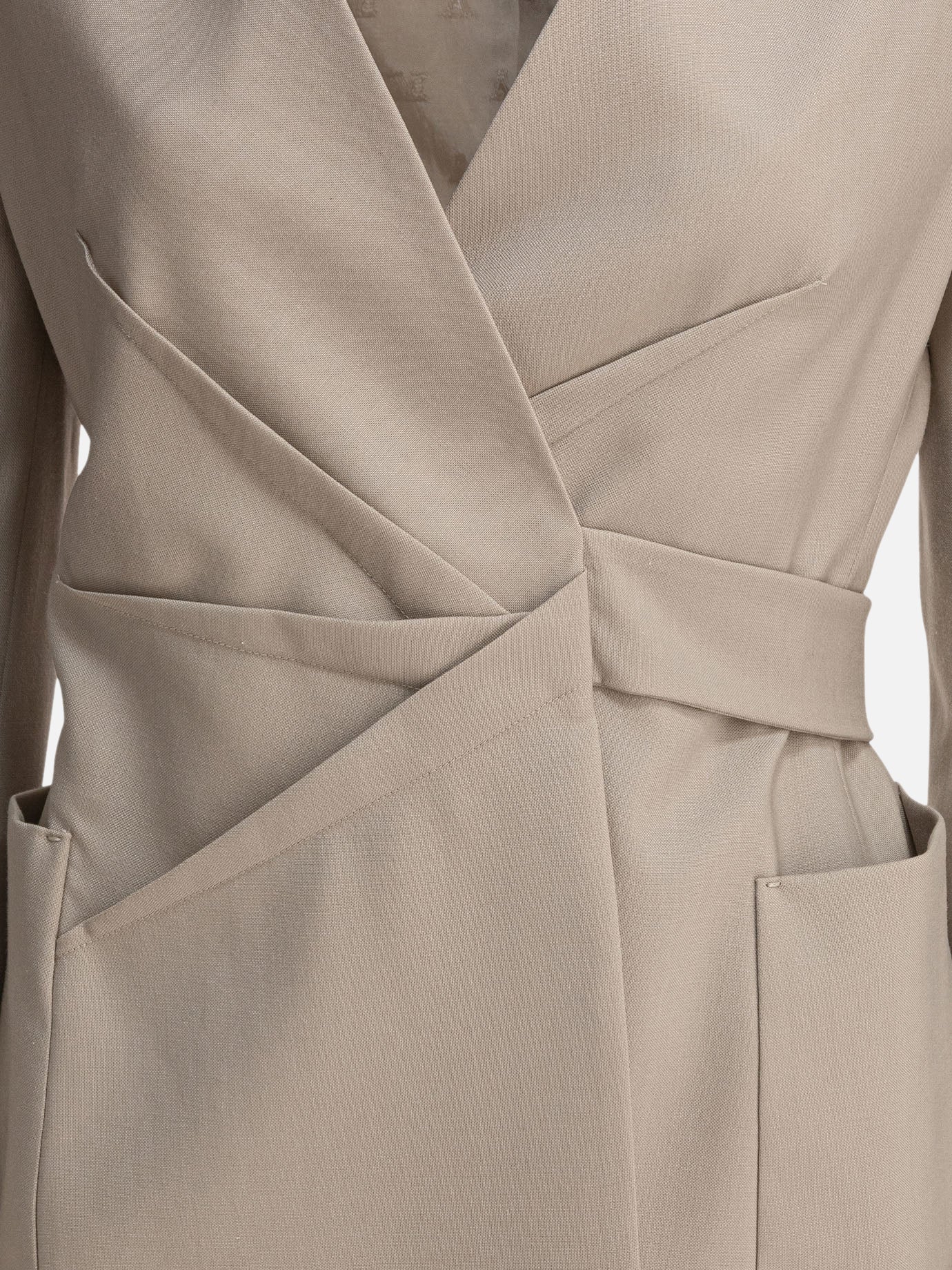 Blazers Tinta unita  Beige - Max Mara Women | PDP | VIETTI Online Store | thumbnail_3
