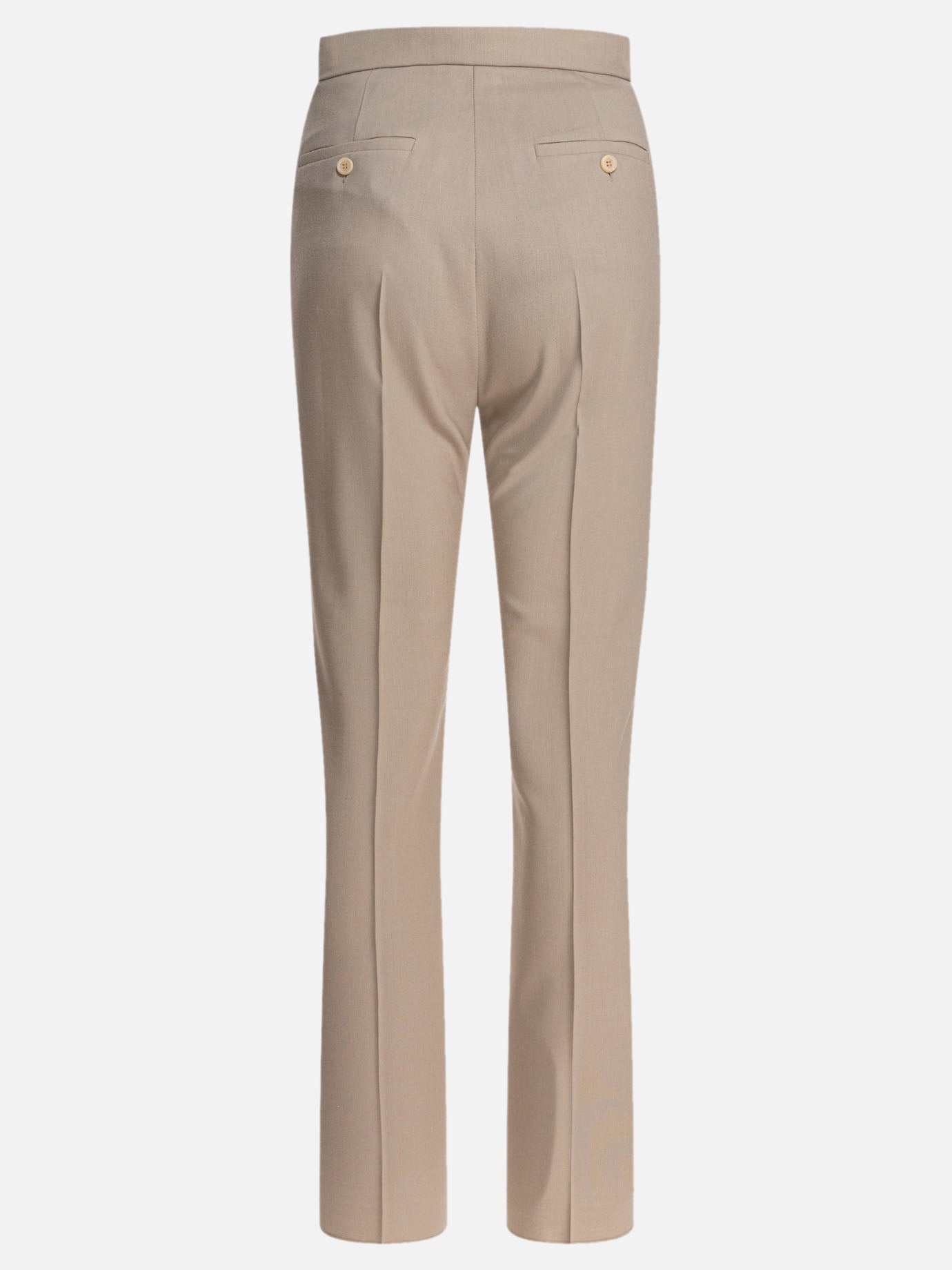 Max Mara Straight-leg trousers Beige