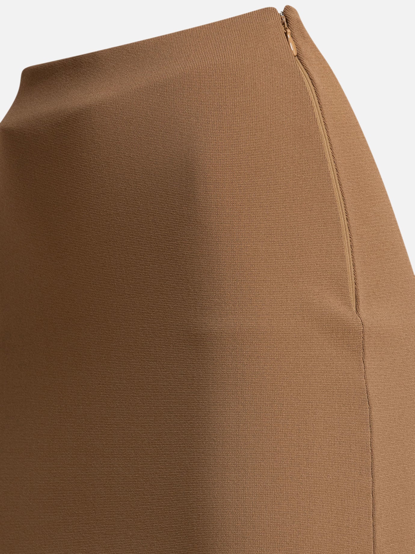 Max Mara Viscose crepe skirt 18744897_M Brown thumbnail_4