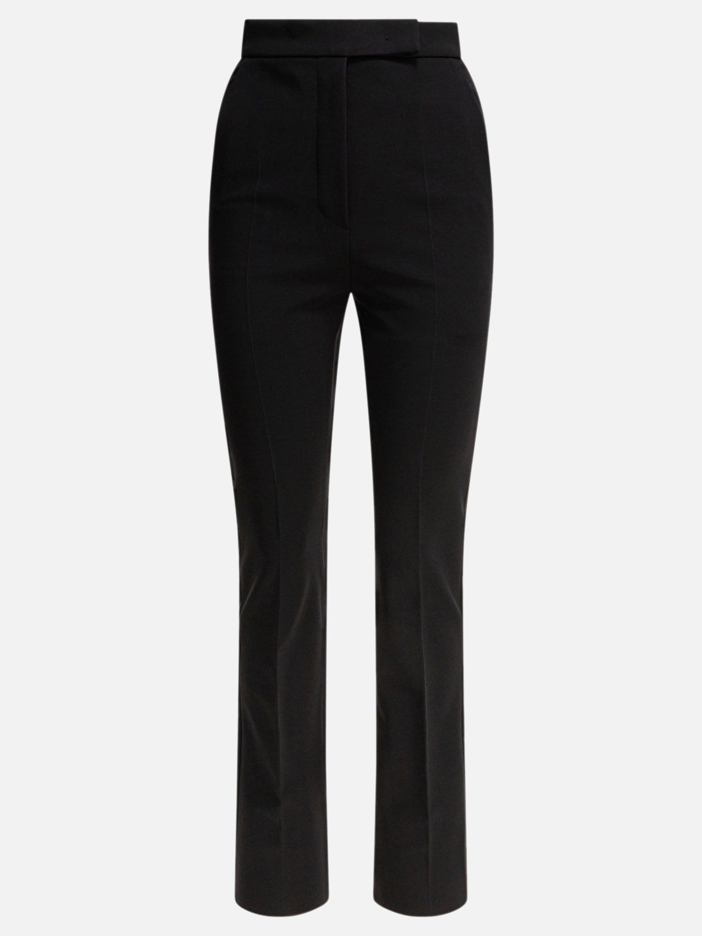 Max Mara Pantaloni a gamba dritta 12067084_38 Black thumbnail_1