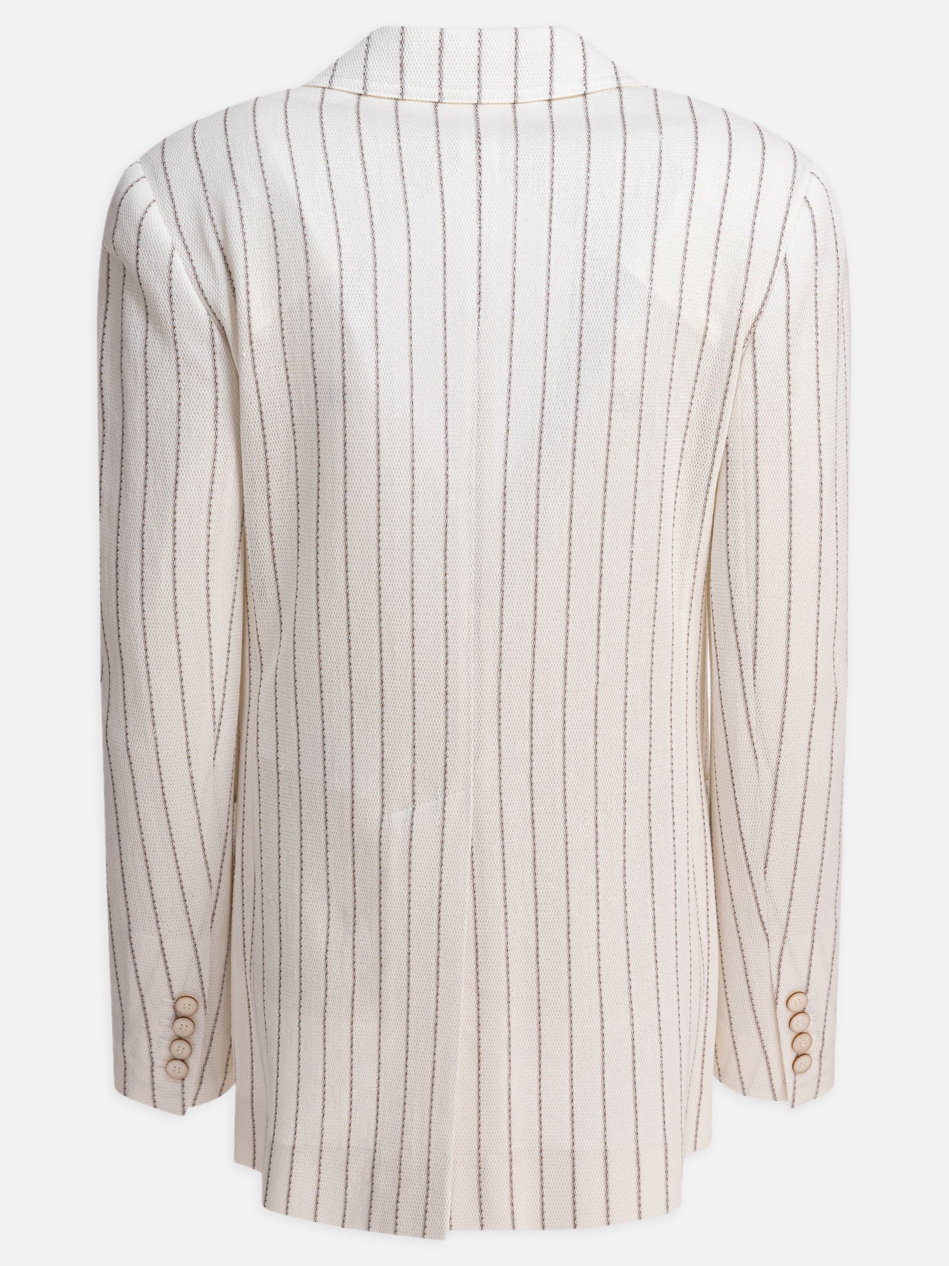 Blazer Pinstriped  Bianco - Max Mara Donna | PDP | VIETTI Online Store | thumbnail_2