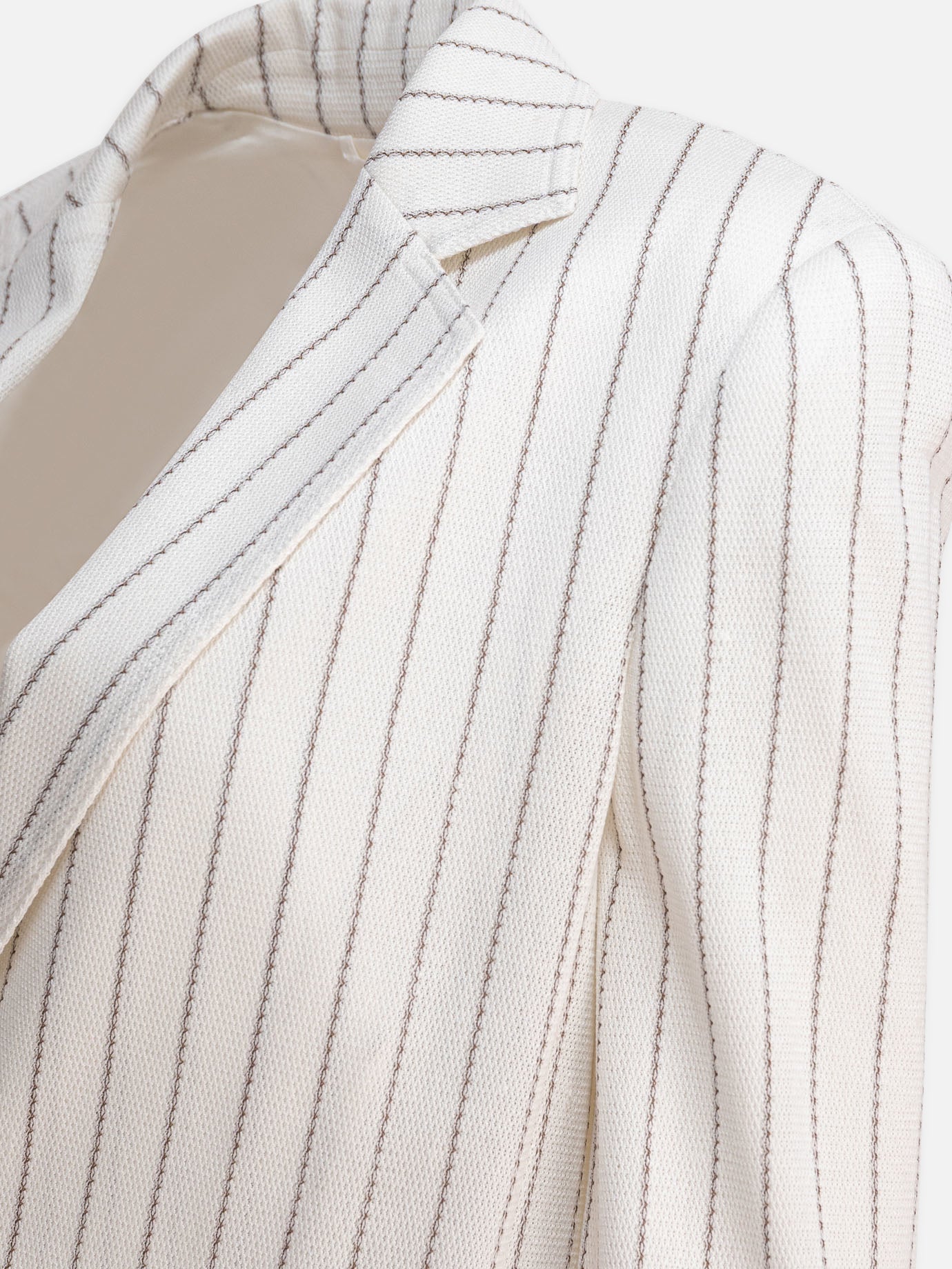 Blazer Pinstriped  Bianco - Max Mara Donna | PDP | VIETTI Online Store | thumbnail_4