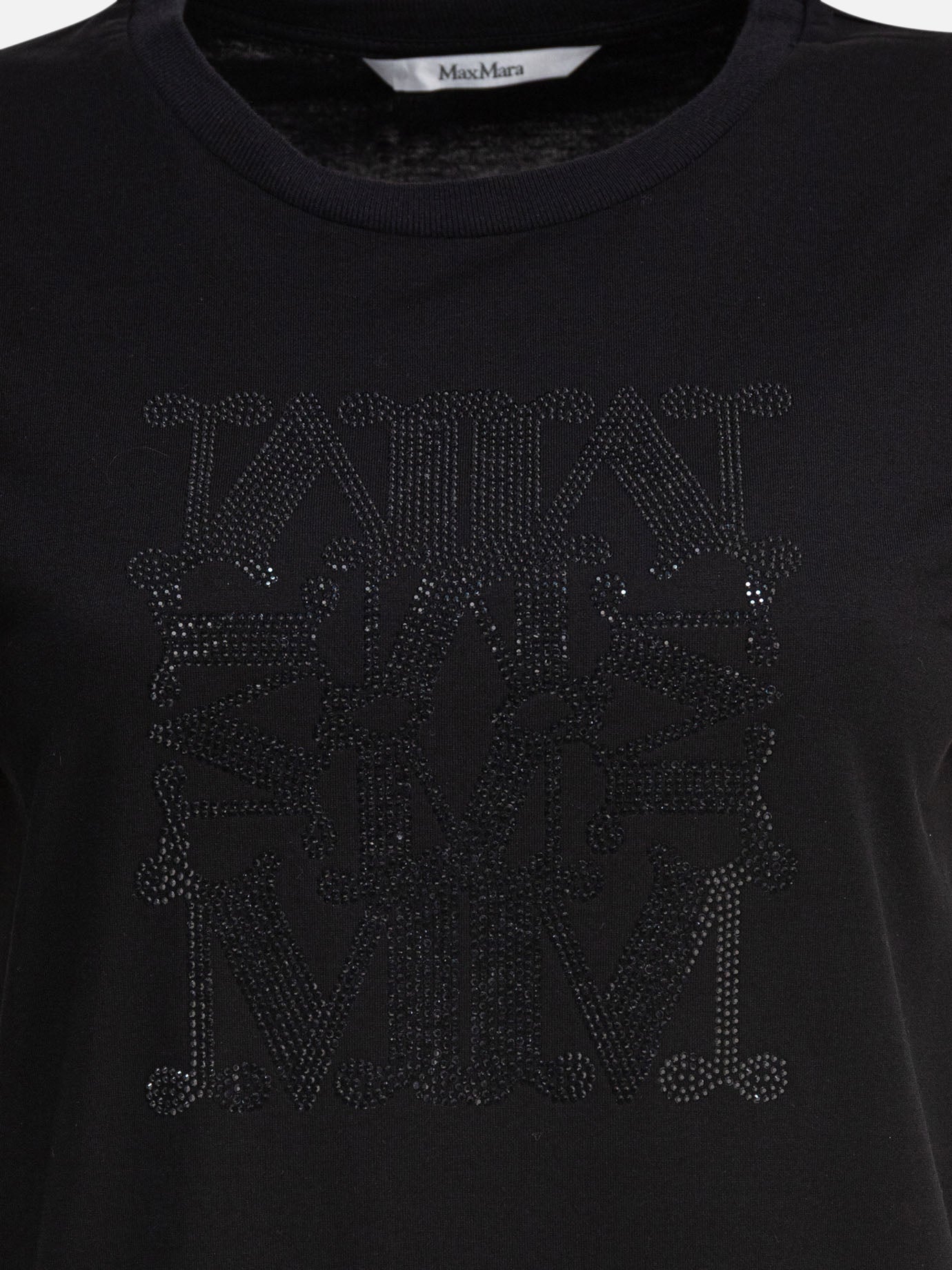 Max Mara T-shirt &quot;MaxMarabesque&quot; 13498884_XS Black thumbnail_3