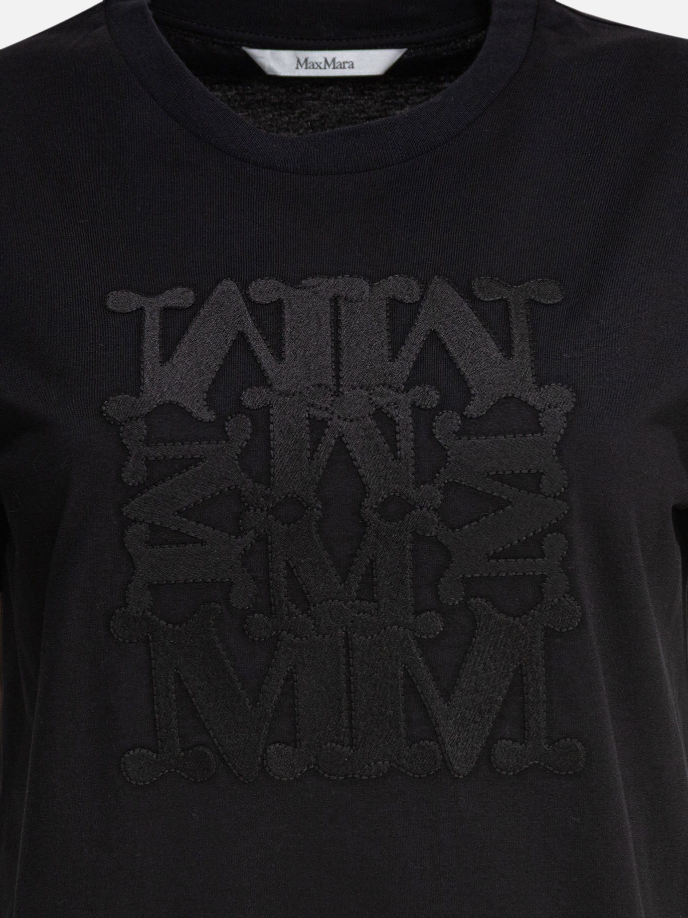 Max Mara T-shirt &quot;MaxMarabesque&quot; 16609874_XS Black thumbnail_3