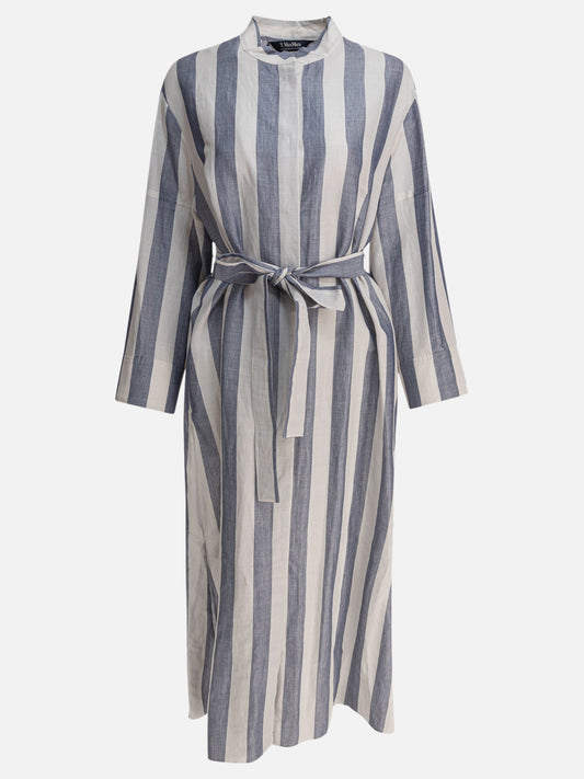 Long dresses Striped  White - Max Mara S Women | PLP | VIETTI Online Store 
