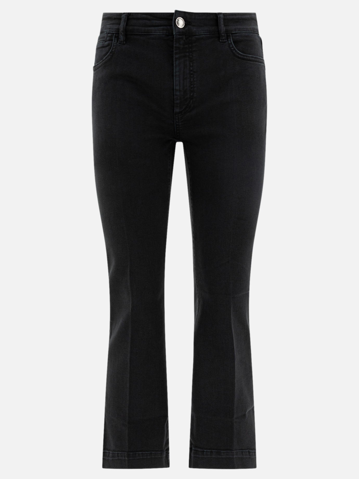 Straight-leg jeans Solid colour  Black - Max Mara Sportmax Women | PDP | VIETTI Online Store | thumbnail