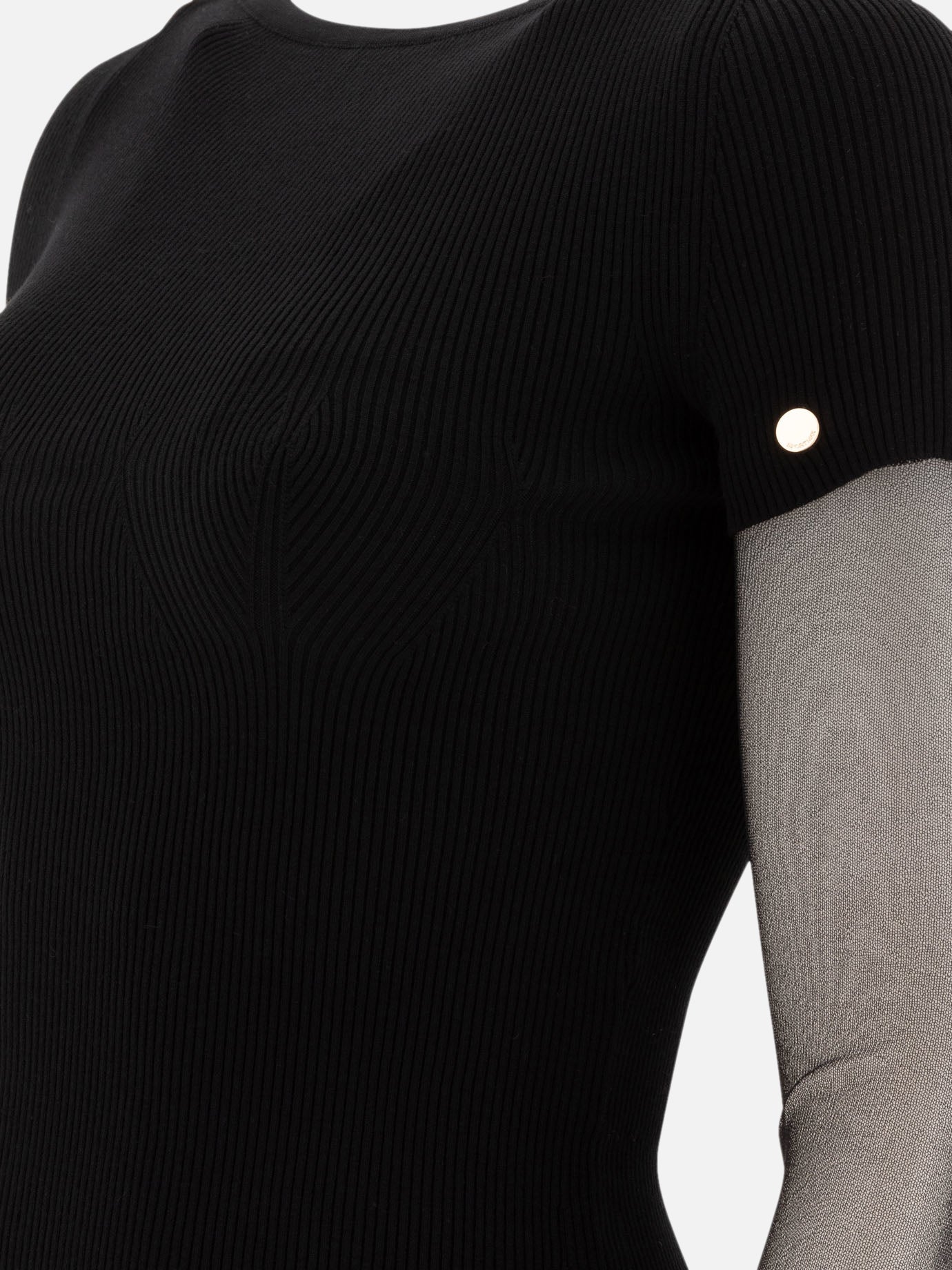 Crewneck t-shirts Solid colour  Black - Max Mara Sportmax Women | PDP | VIETTI Online Store | Zoom-Modal_4
