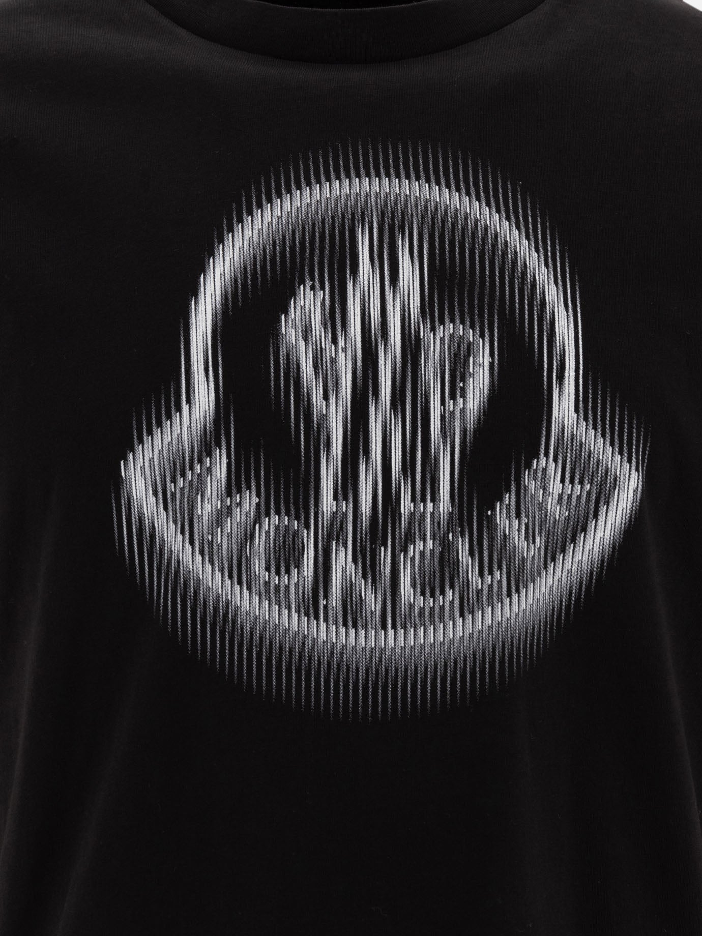 Moncler T-shirt con logo sfumato 16179495_S Black thumbnail_3