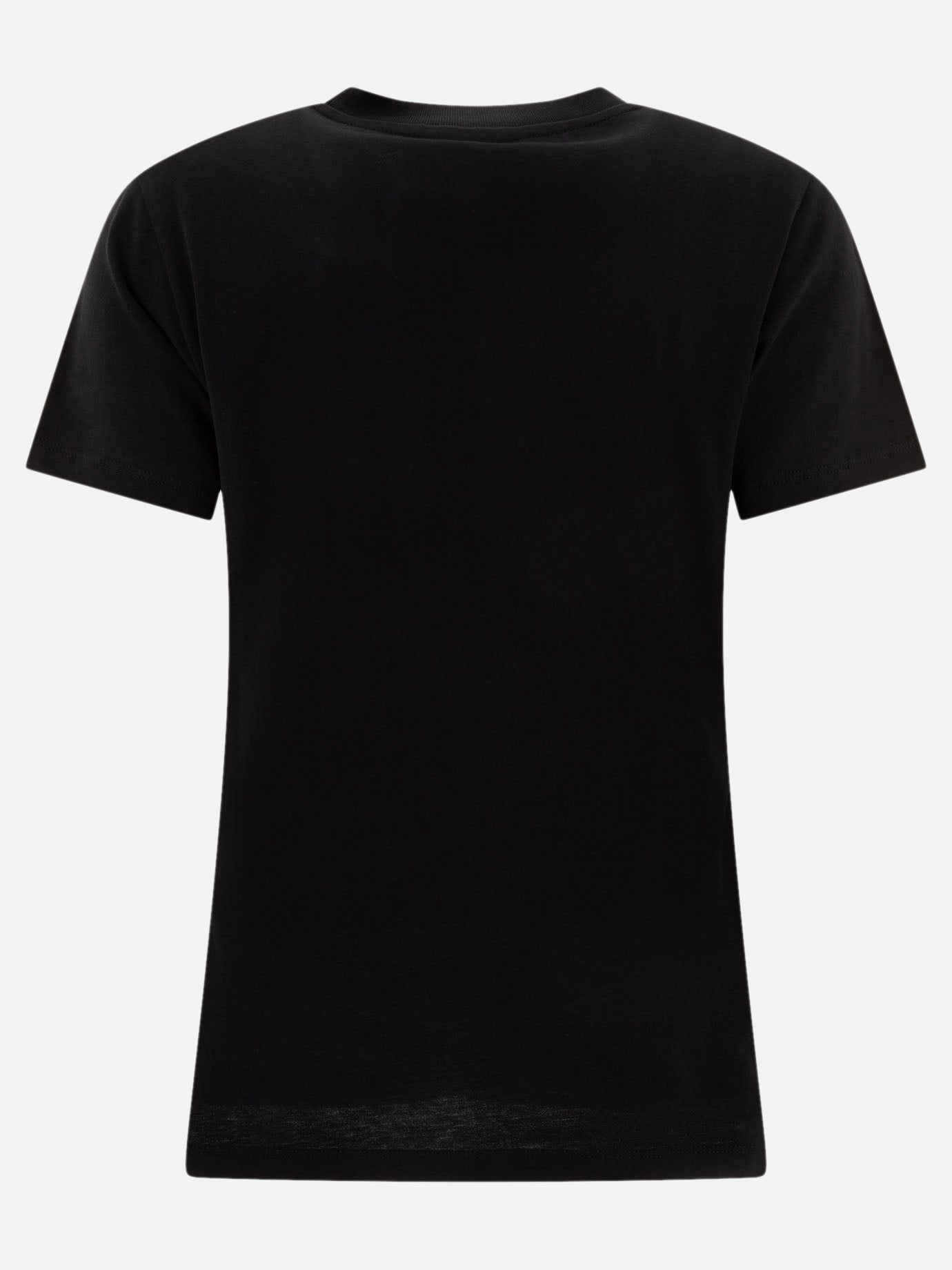 Moncler T-shirt con logo tono su tono 13111633_XS Black thumbnail_2