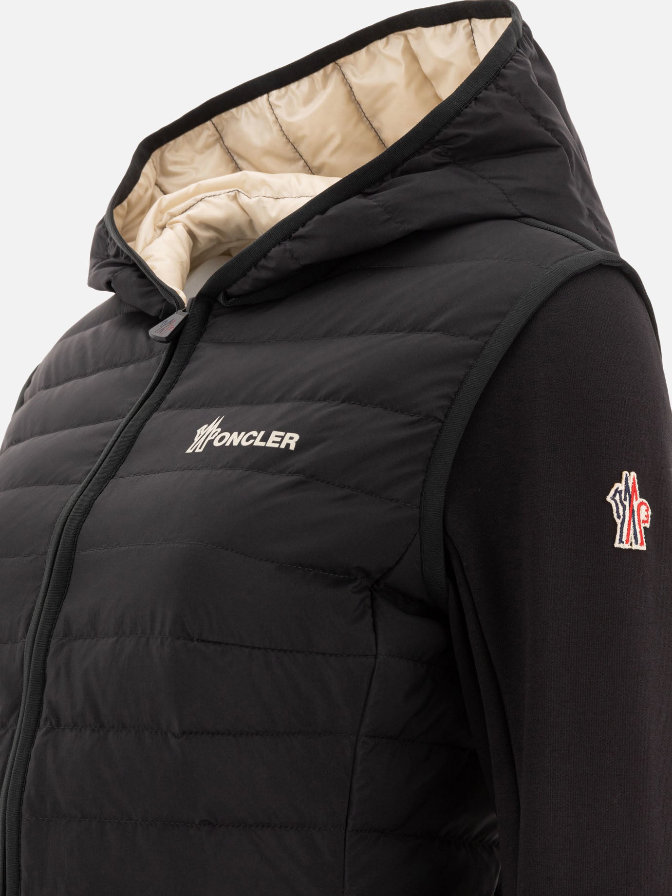 Moncler Grenoble Giacca imbottita leggera 13871136_XS Black thumbnail_3