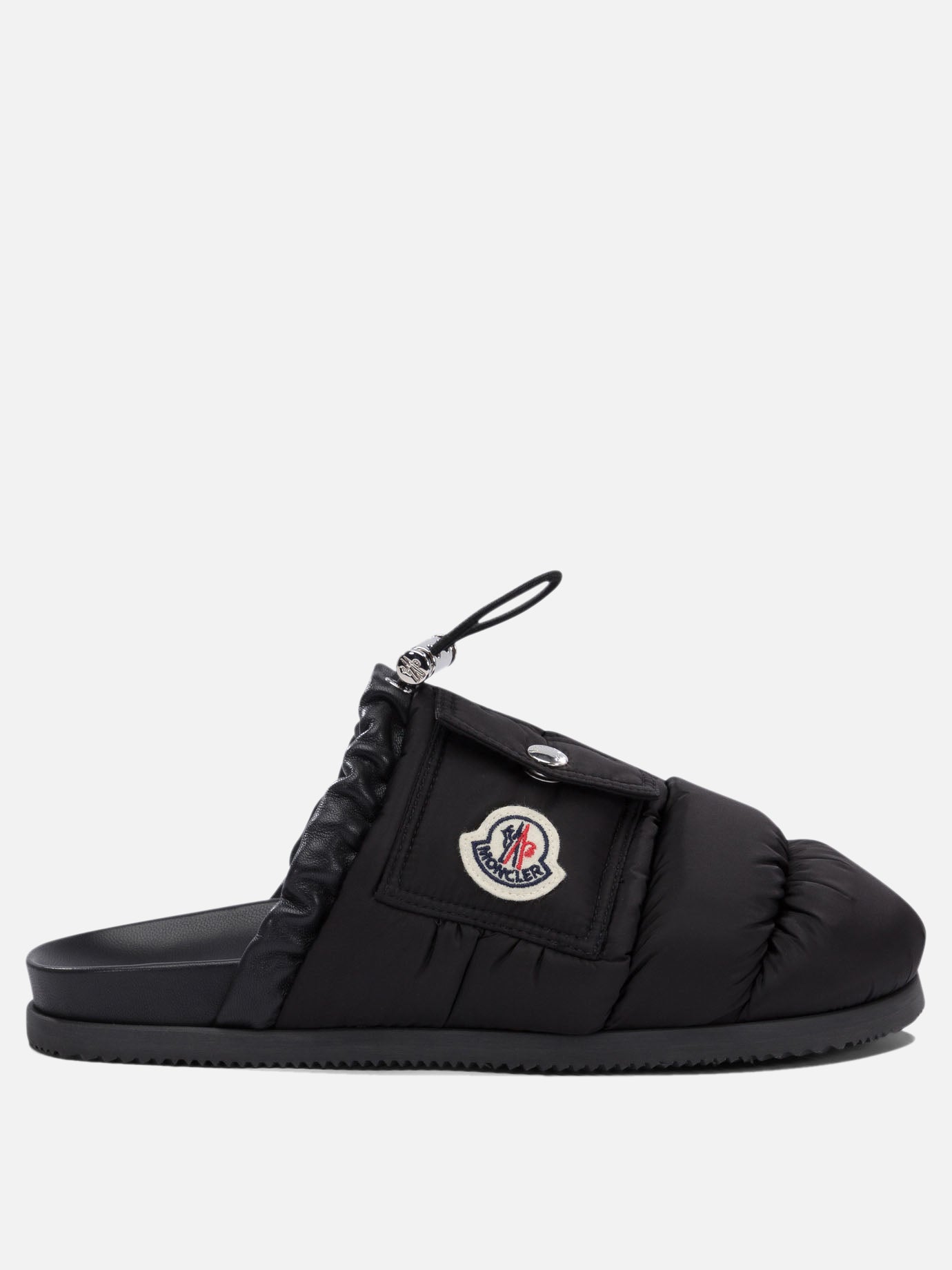 Moncler Slipper &quot;Mon Pocket&quot; 18078072_37 Black thumbnail_1