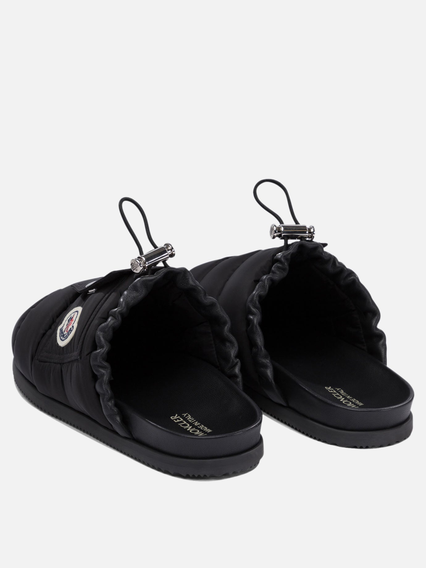 Moncler Slipper &quot;Mon Pocket&quot; 18078072_37 Black thumbnail_4