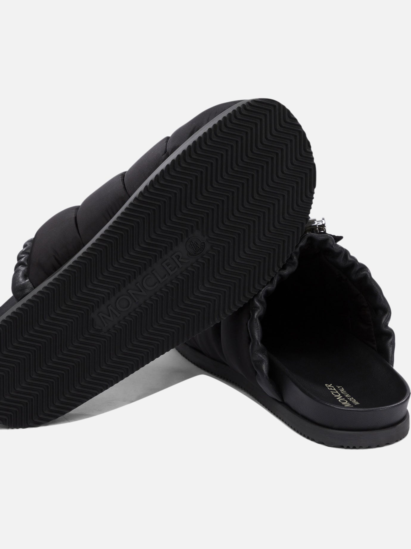 Moncler Slipper &quot;Mon Pocket&quot; 18078072_37 Black thumbnail_5