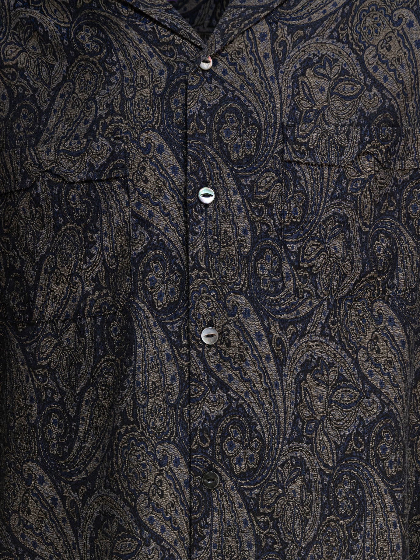 Camicie casual Paisley  Blu - Needles Uomo | PDP | VIETTI Online Store | Zoom-Modal_3

