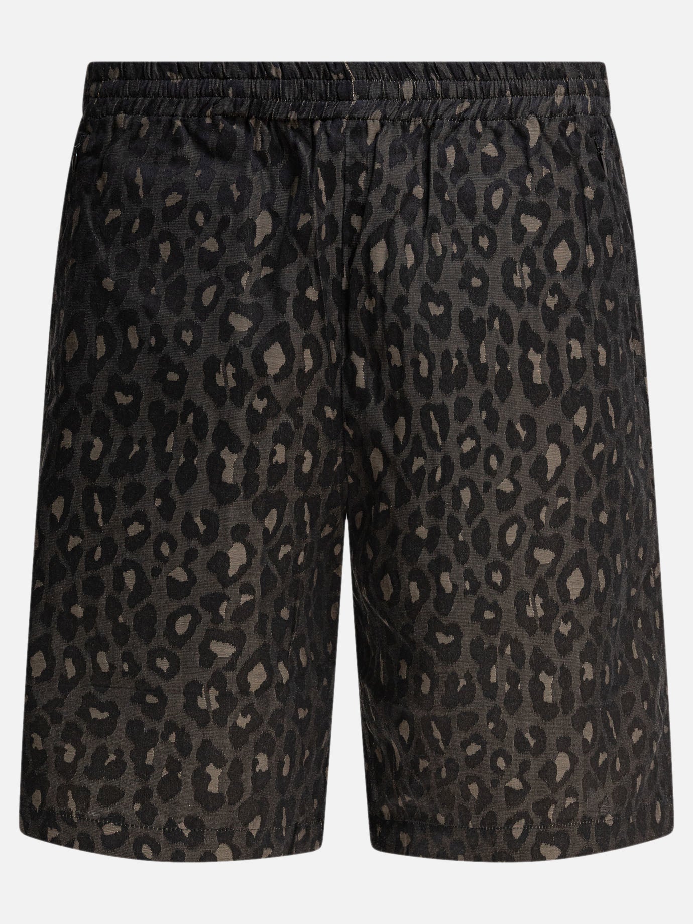 Drawstring shorts Animal print  Brown - Needles Men | PDP | VIETTI Online Store | thumbnail